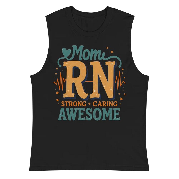 Mom RN Strong Muscle Tank product image (3)