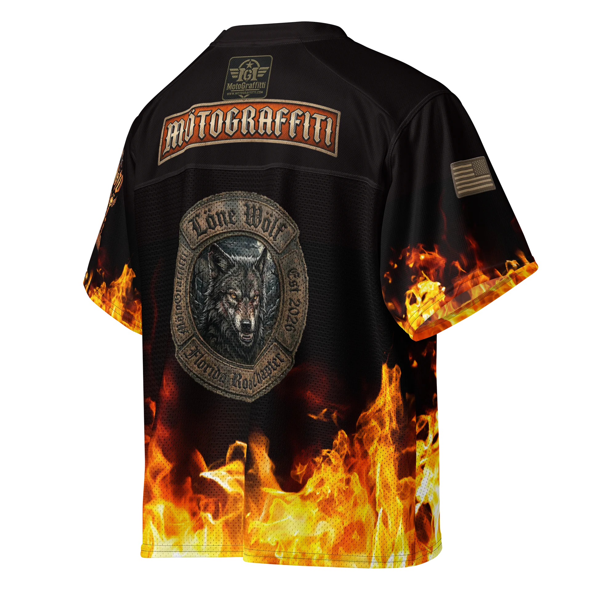 MötoGraffitti Löne Wölf Football Jersey product image (4)