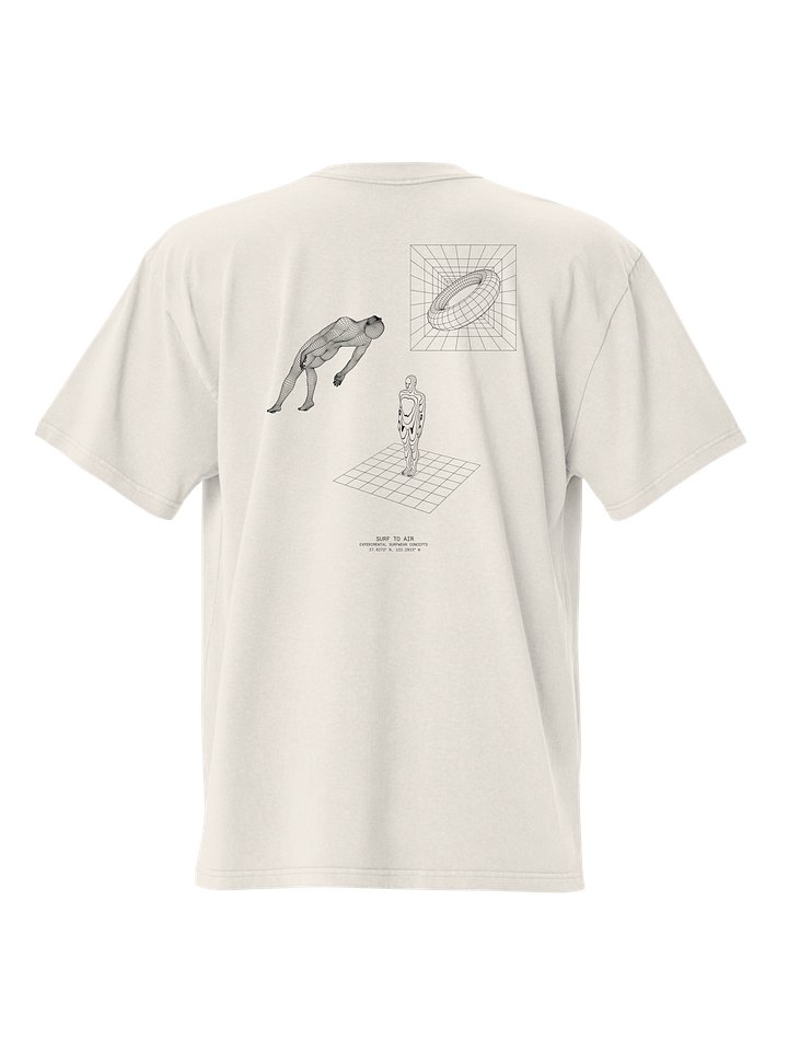 Ascend | Oversized Tee (Bone) product image (1)
