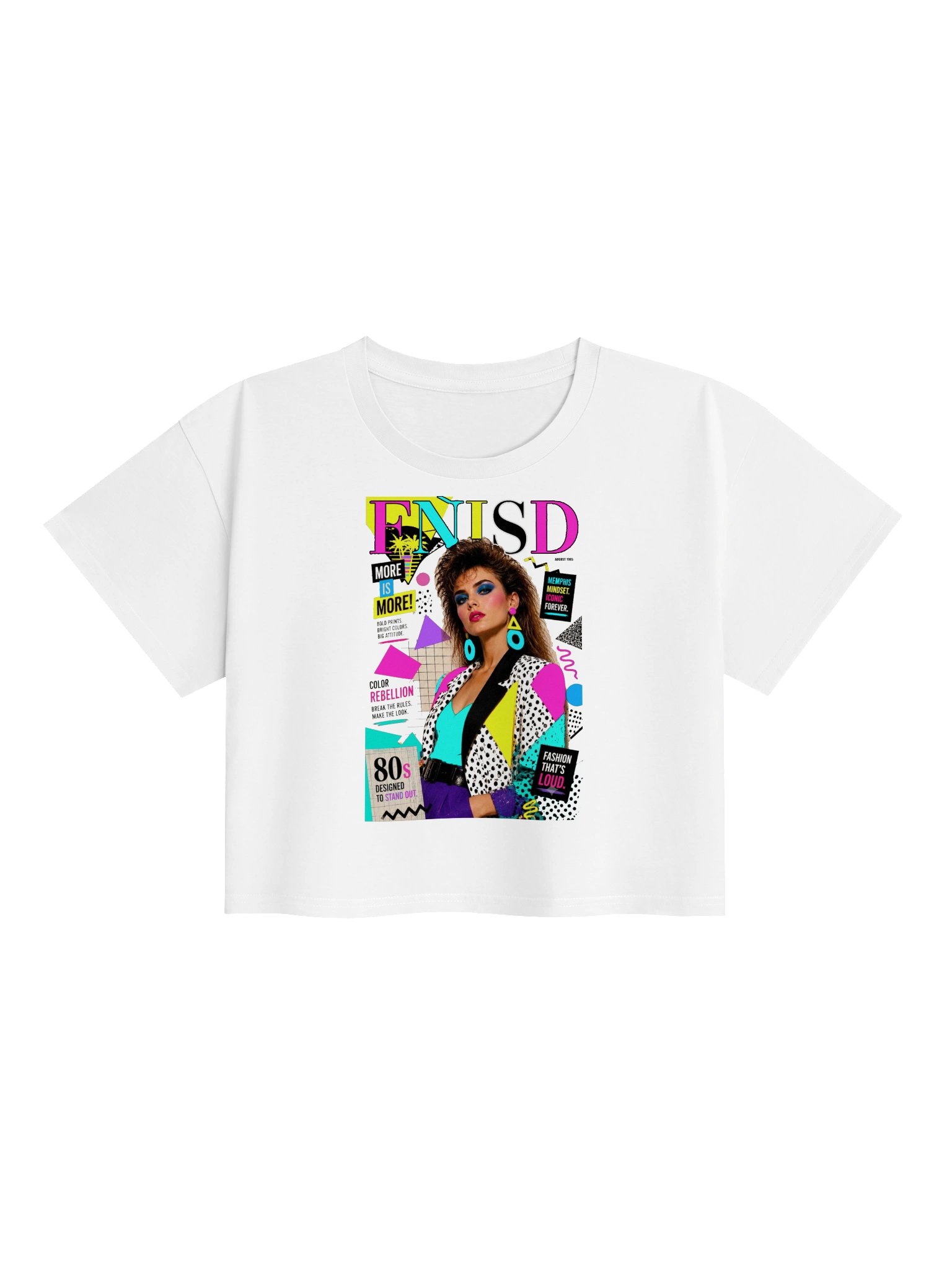 VOGUE 80s CROP TOP SHIRT product image (1)