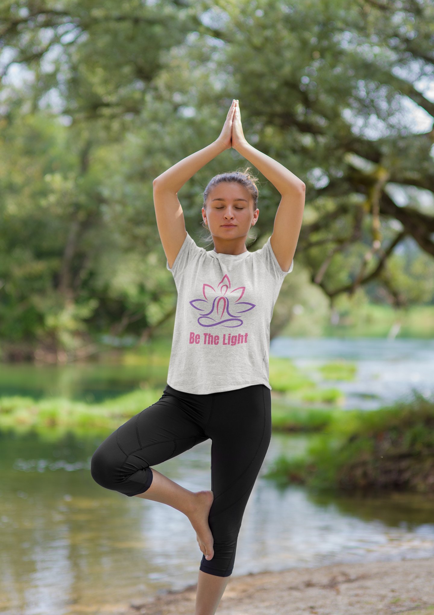 Be The Light Meditation Tee product image (45)