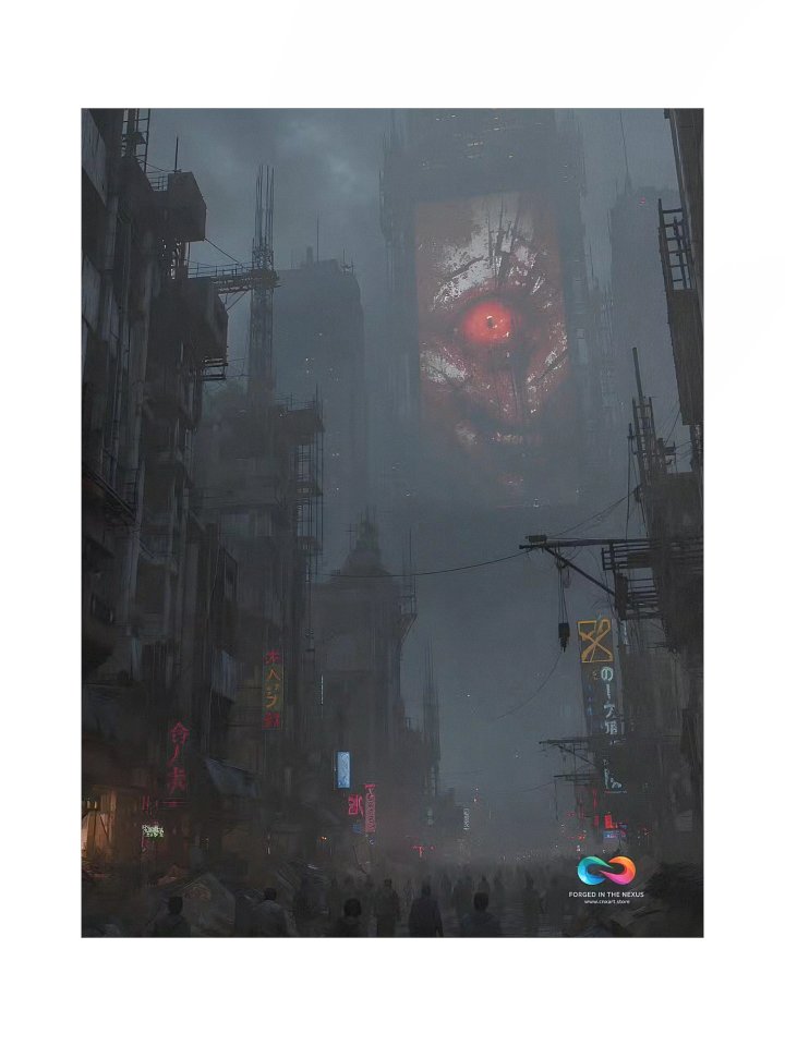 CINEMATIC ART POSTER – DYSTOPIAN FUTURE #011 product image (1)