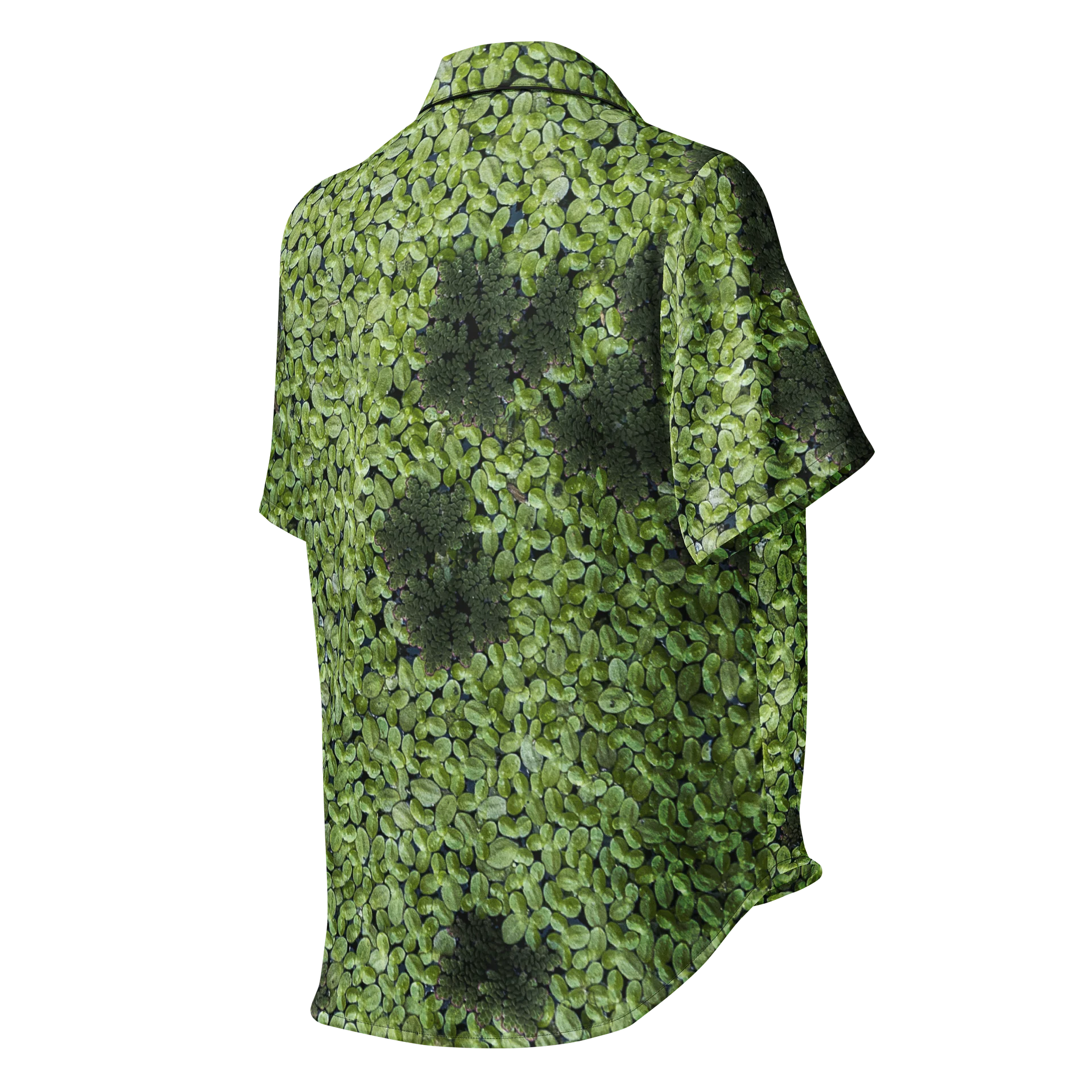 Verdant Life Women's All-Over Print Emerald Botanical Short Sleeve Pajama Top product image (2)