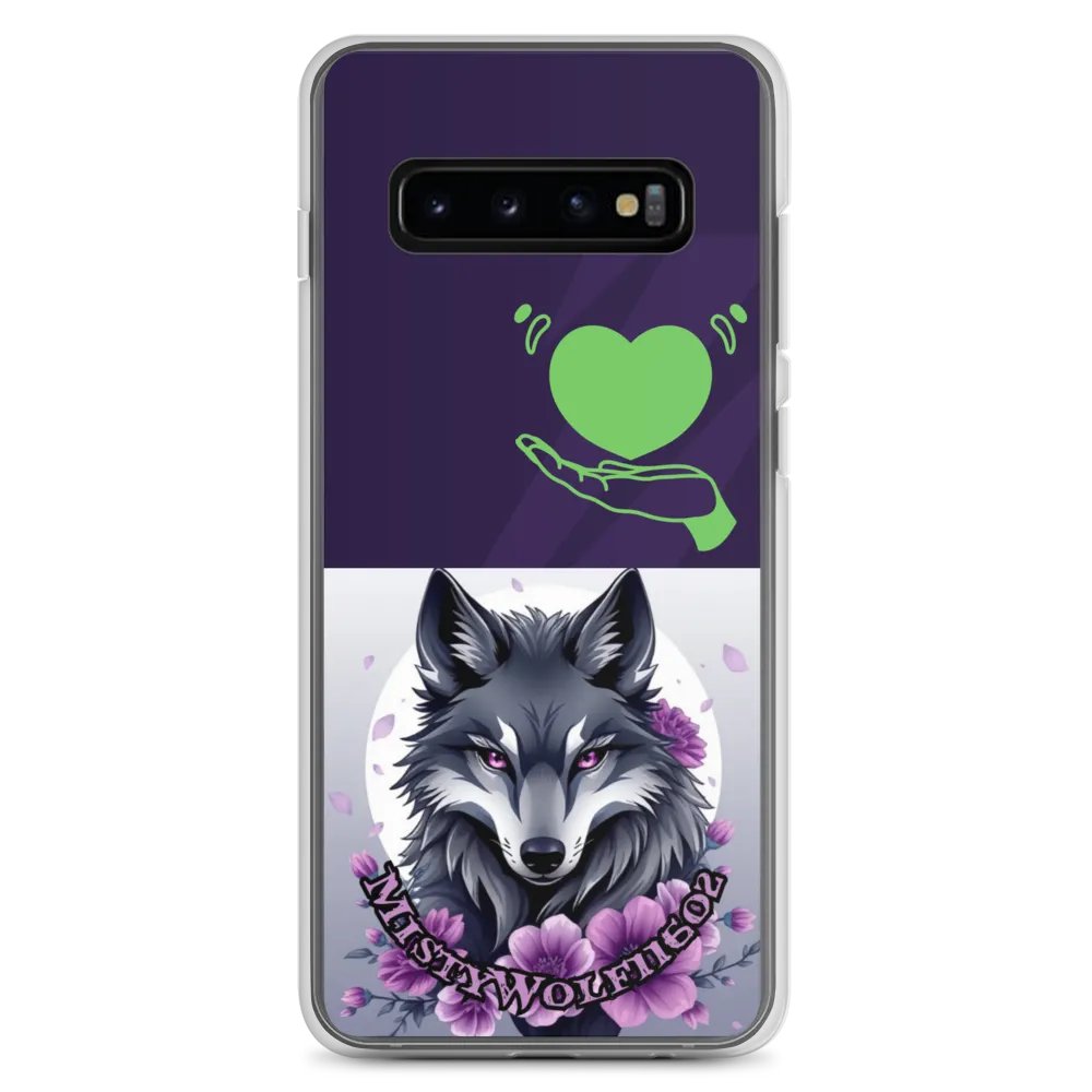 Misty Wolf Clear Samsung® Case product image (2)
