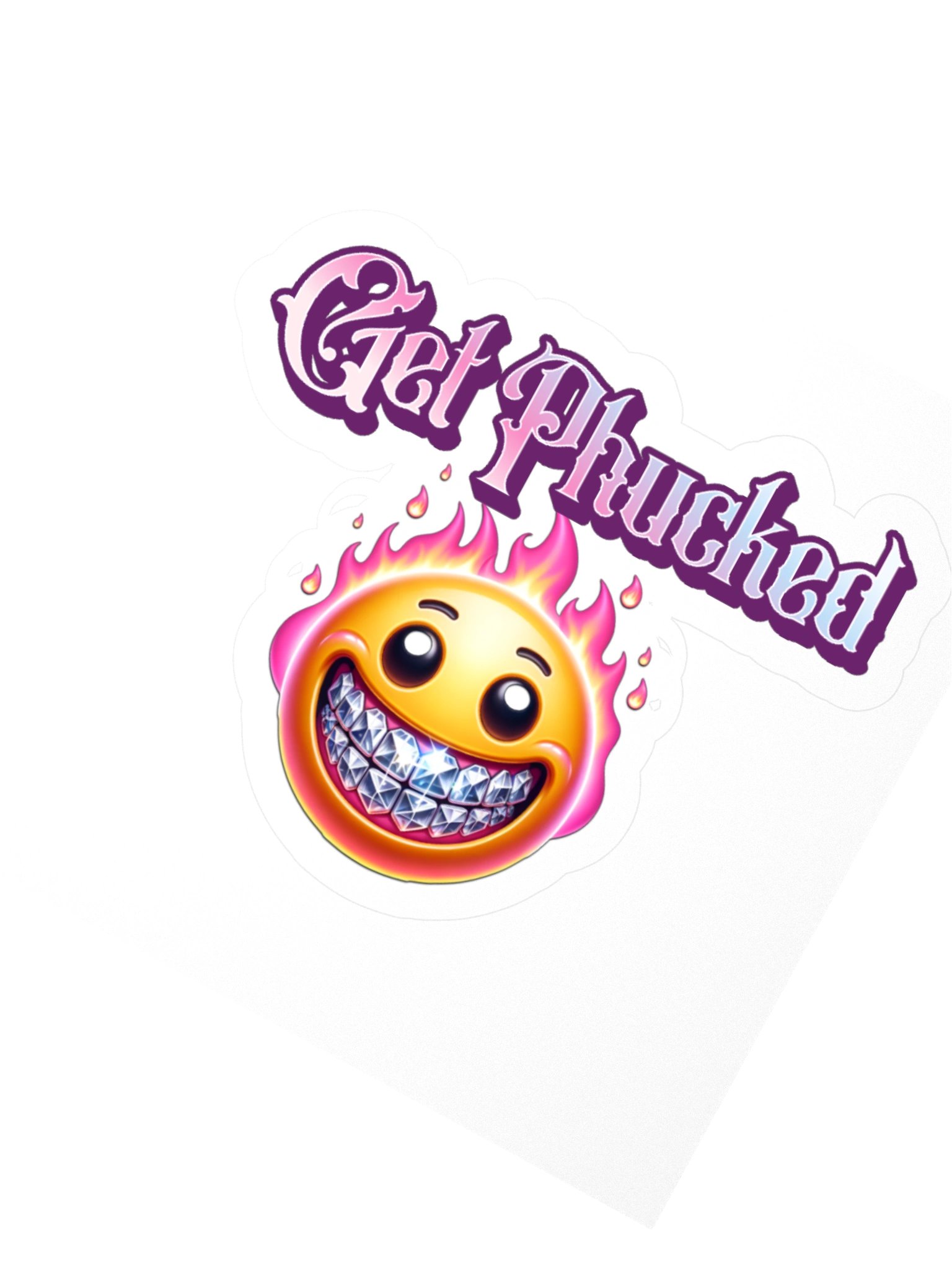 Get Phucked Kiss Cut Stickers product image (5)