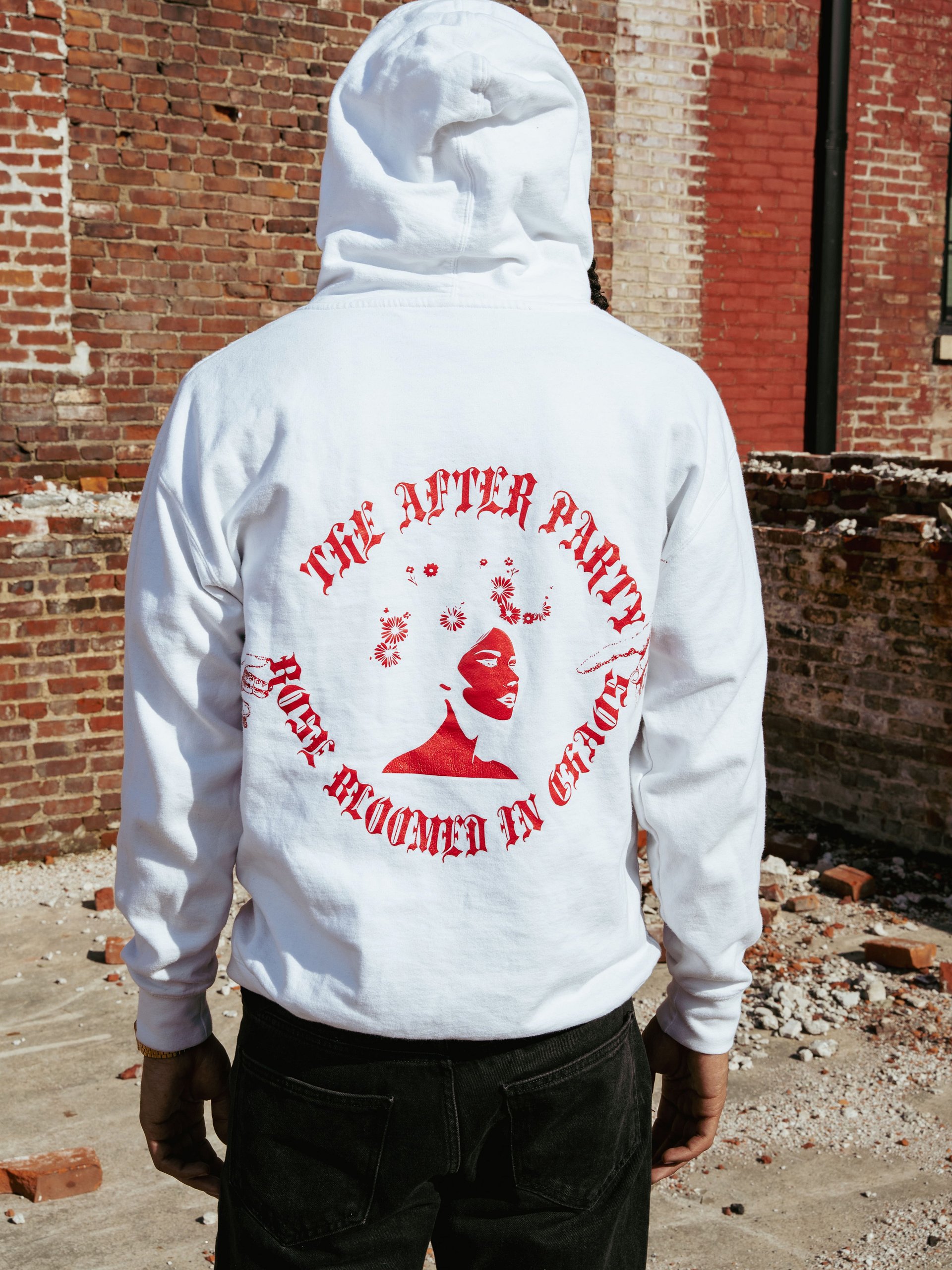T.A.P Rose Bloomed in chaos Hoodie. product image (2)