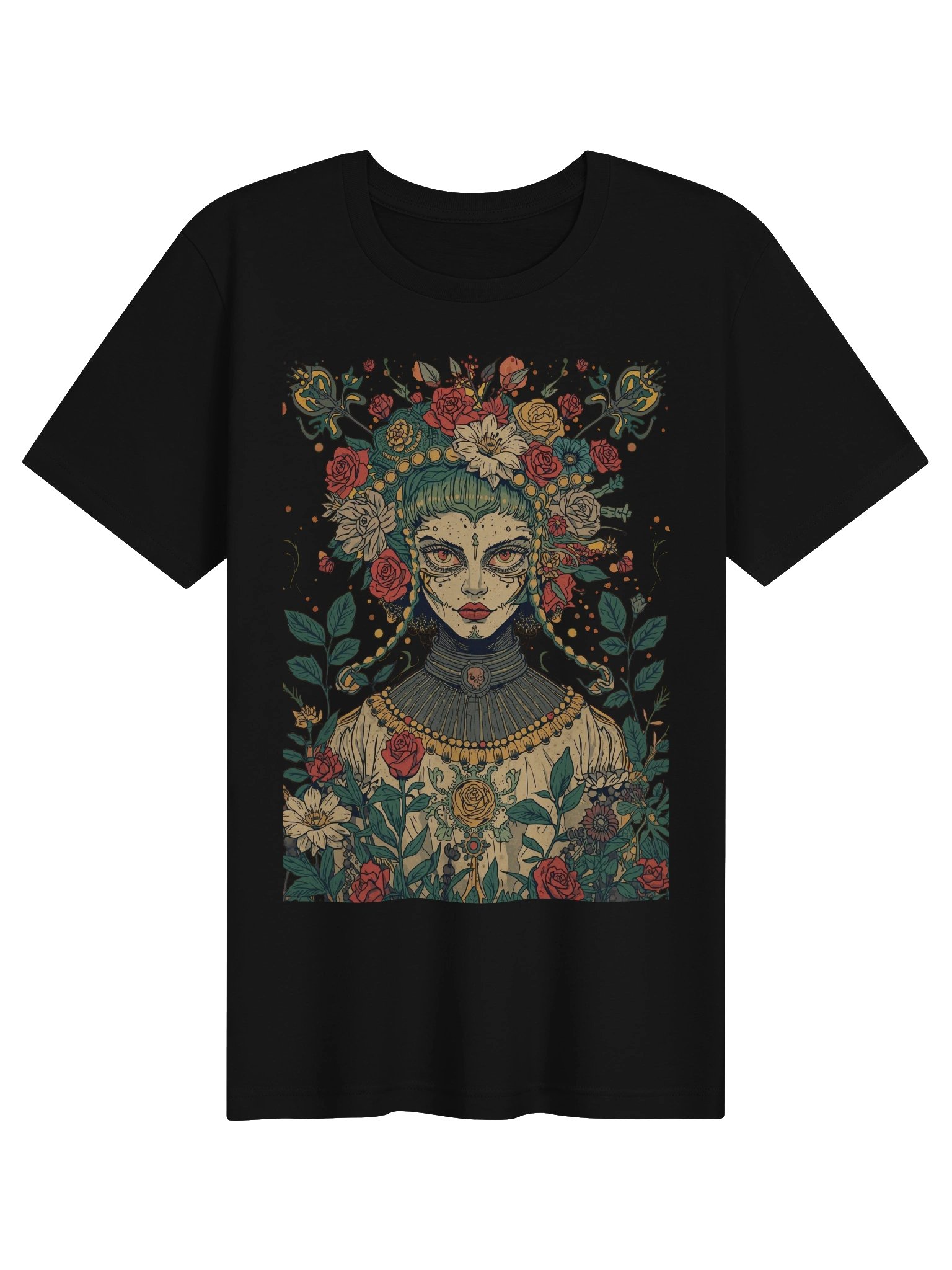 Floral Crown Portrait Supersoft Tee product image (1)