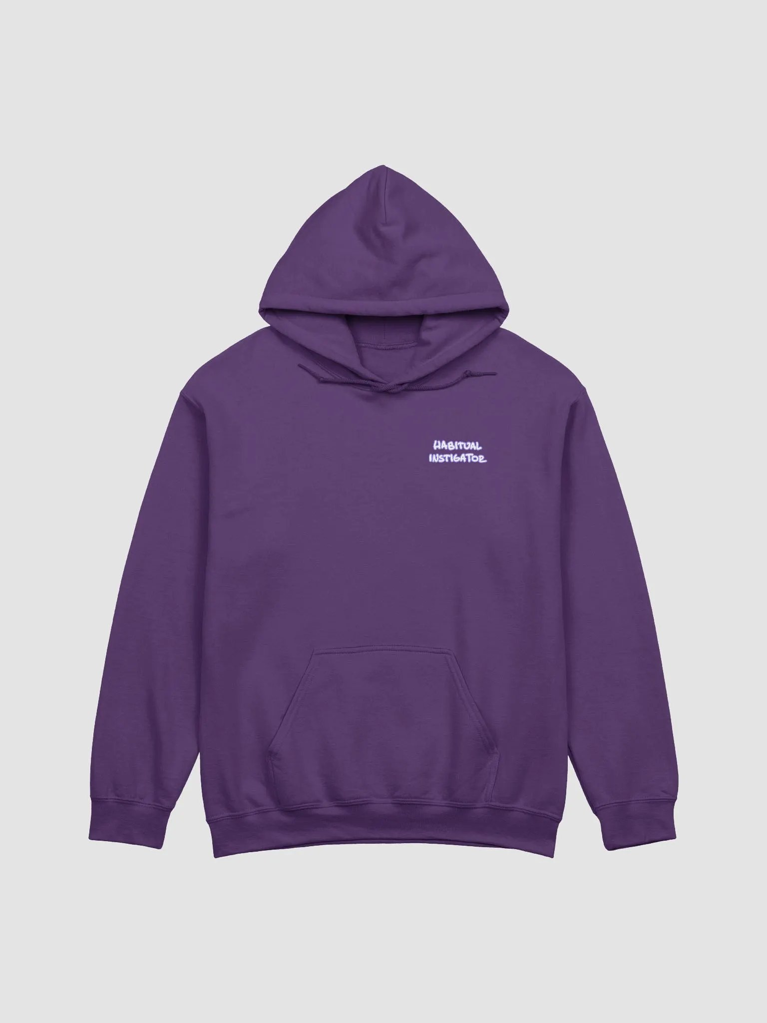 HABITUAL INSTIGATOR (sm. lined design, #9081ED) classic hoodie product image (50)