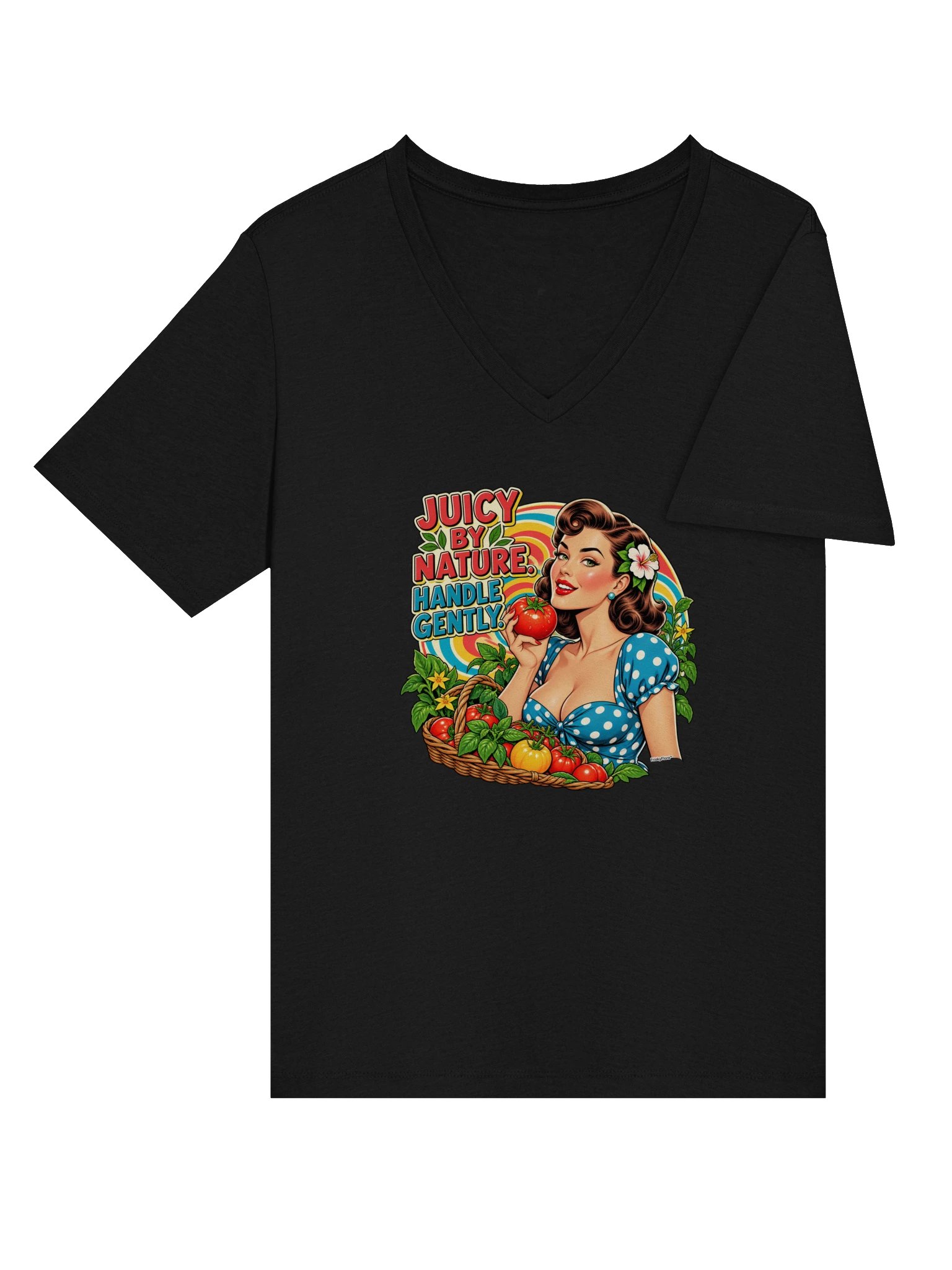 Juicy by Nature Pin-Up V-Neck Tee product image (25)