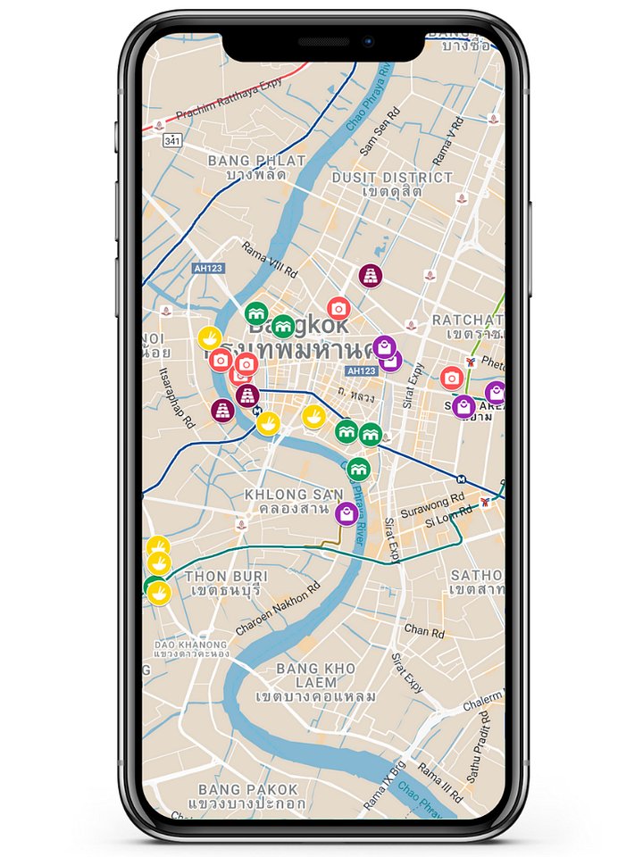 BANGKOK Map & Guide for Easy Trip Planning product image (2)