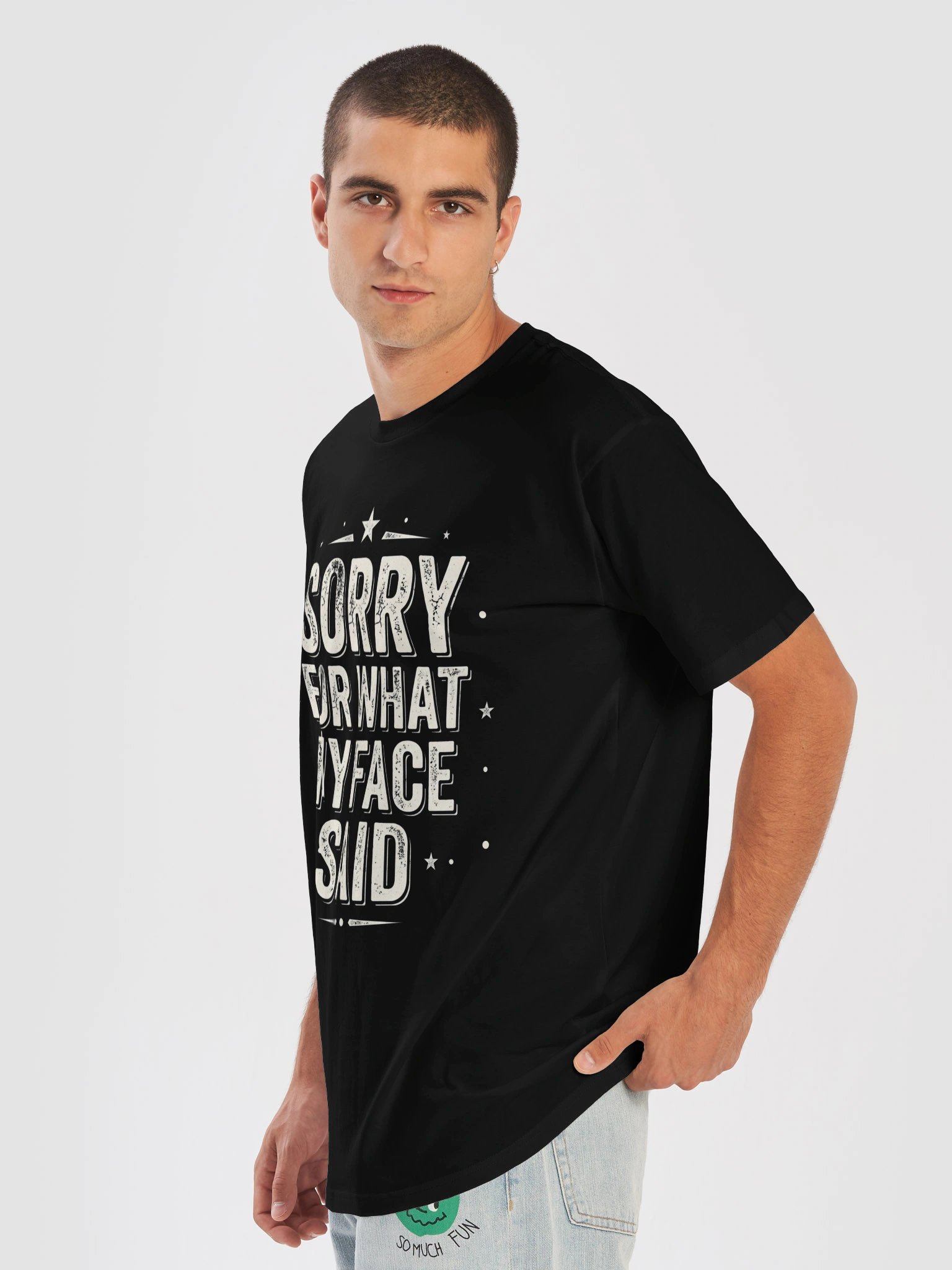 Sorry For What My Face Said – Vintage Streetwear T-Shirt product image (8)