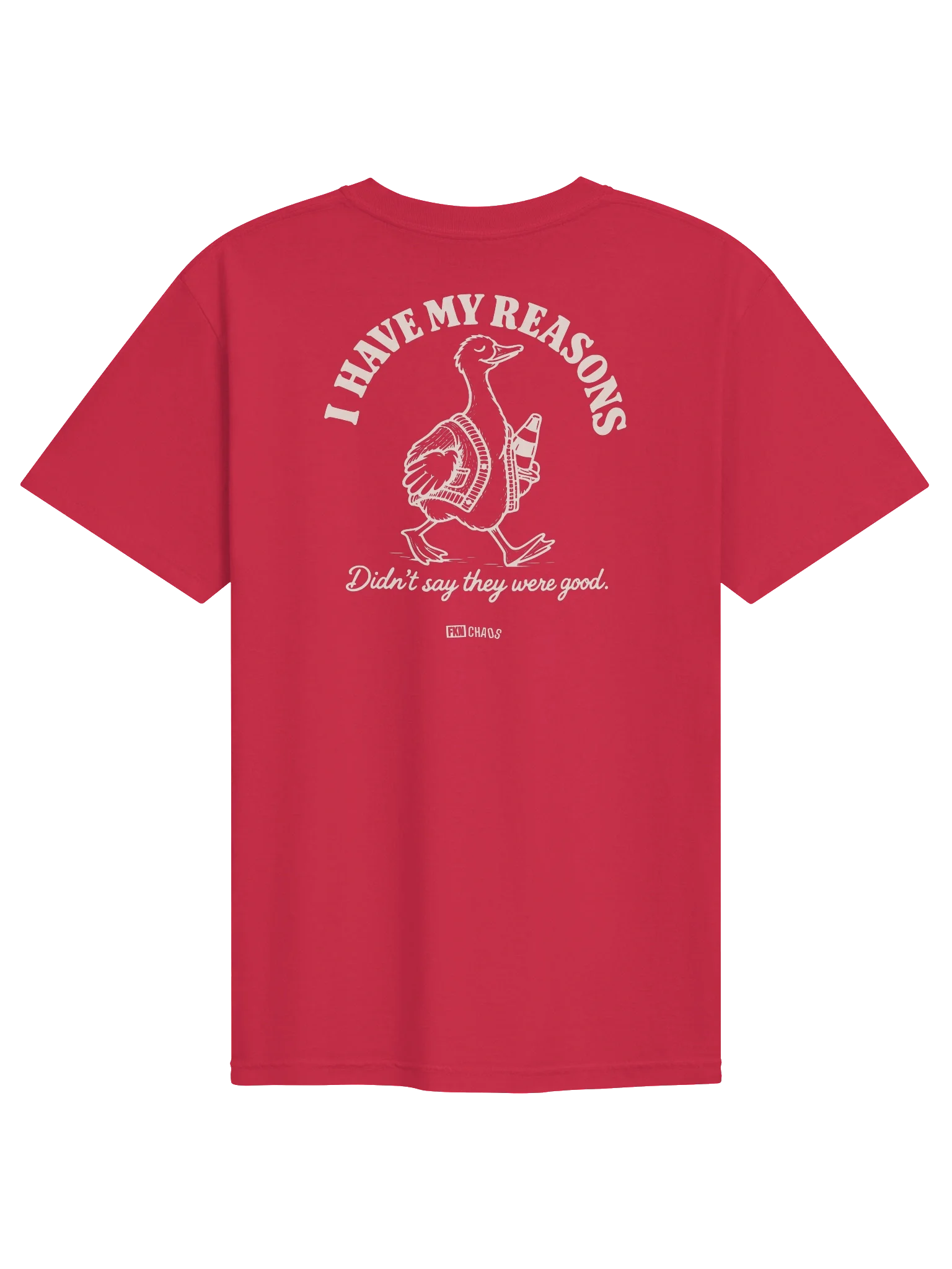 I Have My Reasons, red, back