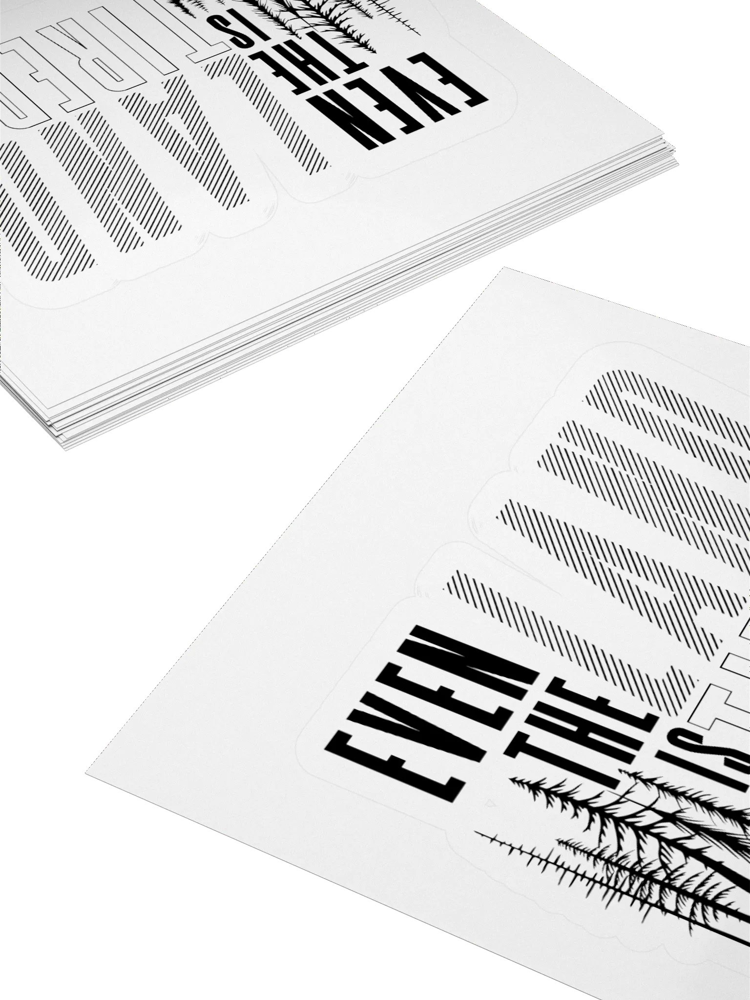 Even The Land Is Tired Sticker product image (11)