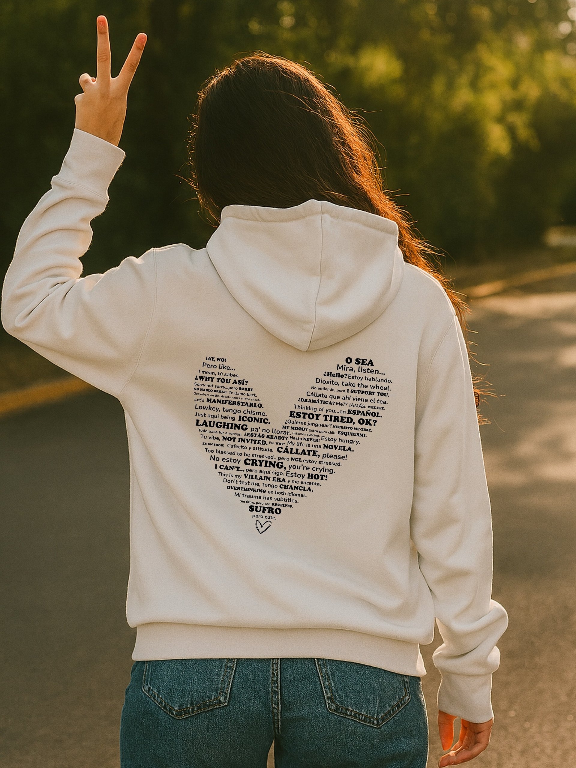 "Spanglish" Hoodie product image (2)