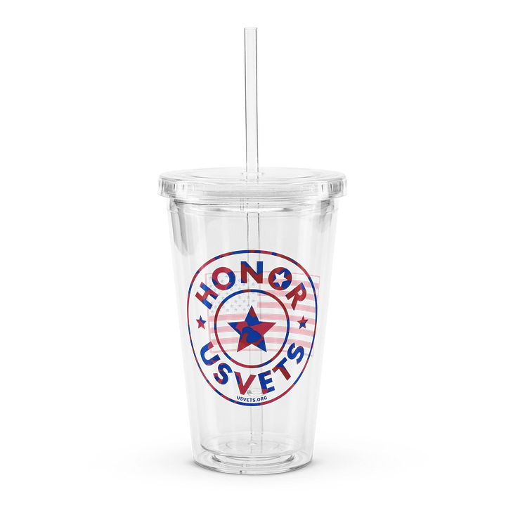 HONORUSVETS - AMERICANA CLEAR TUMBLER product image (2)