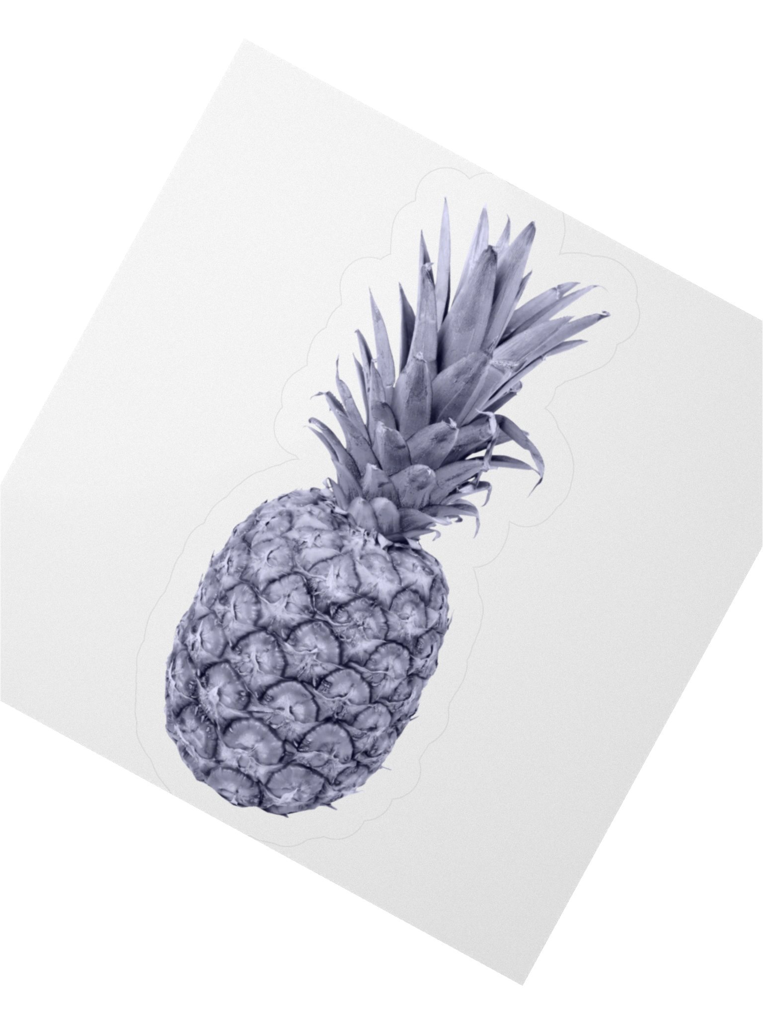 Monochrome Pineapple Sticker product image (4)