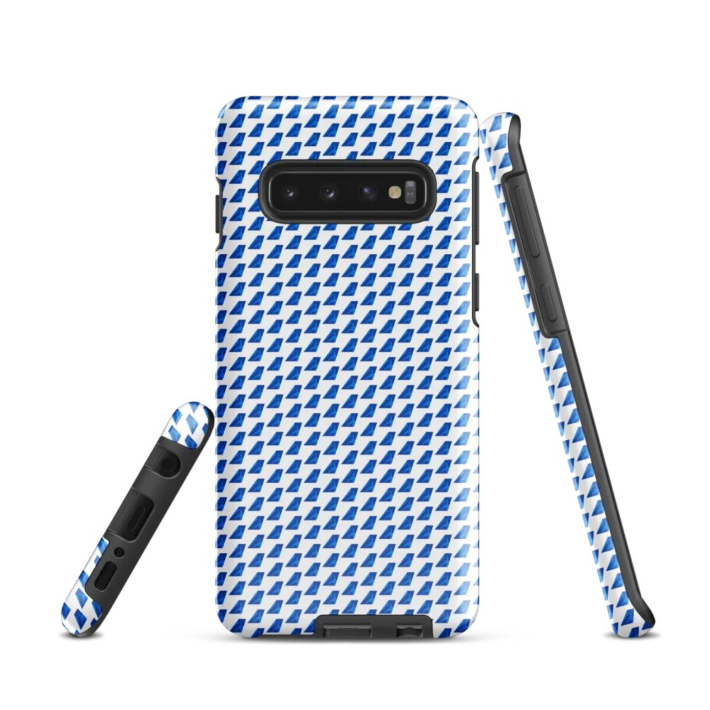 Ultra-Tough Case for Samsung® - Two-Tone Blue Tailfin Design product image (1)