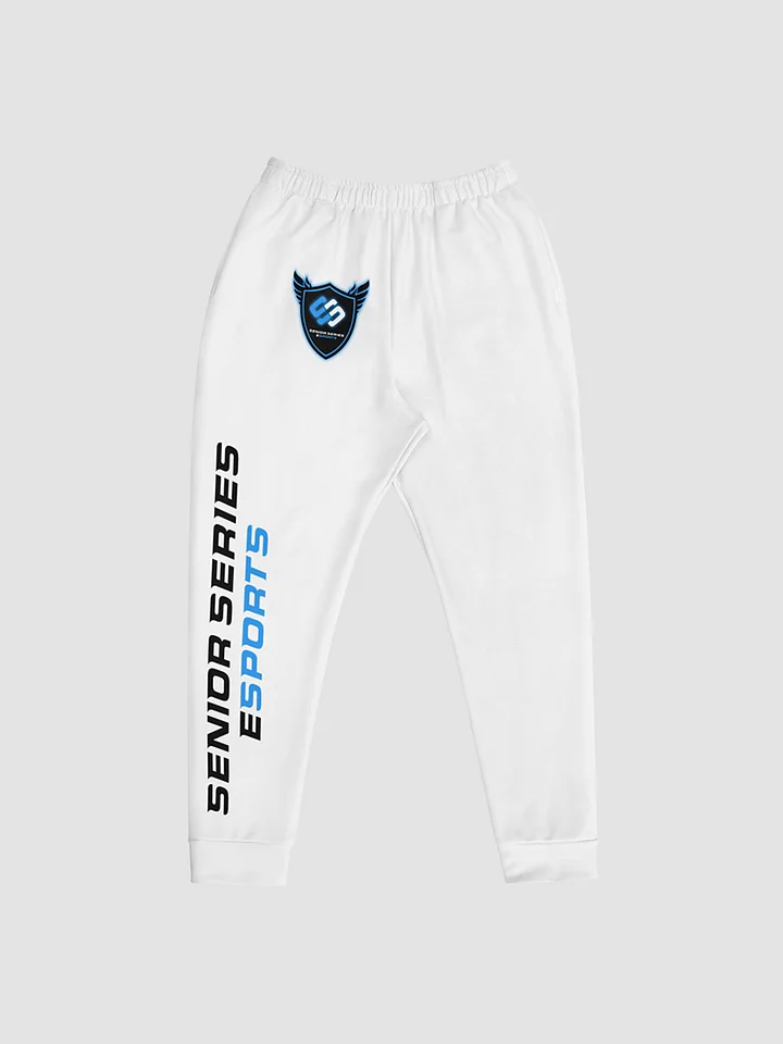 Senior Series Esports Unisex Joggers (White) product image (1)