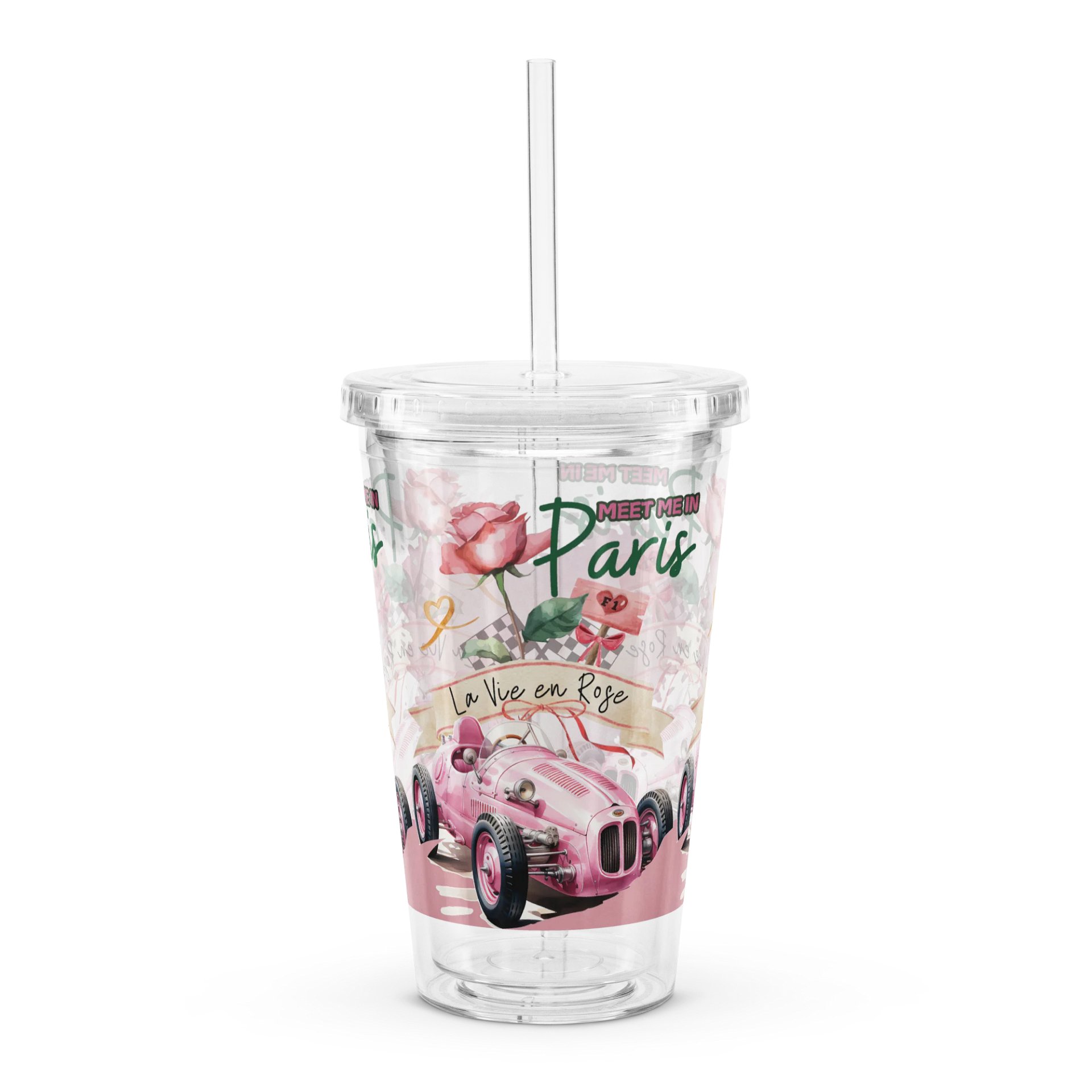 La Vie en Rose Double Wall Tumbler product image (2)