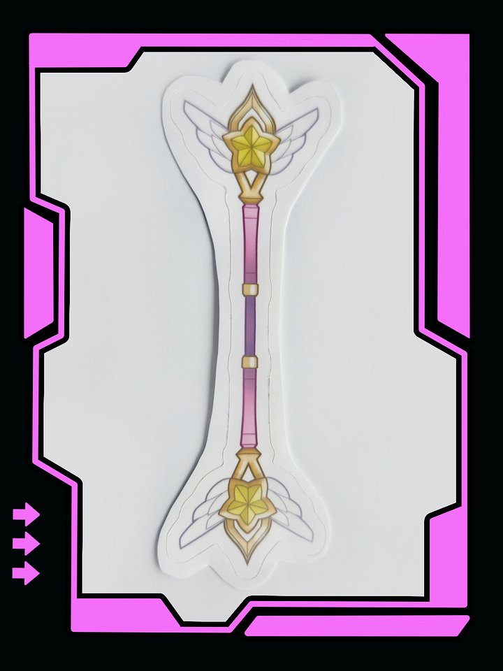 Star Guardian Staff Sticker product image (1)