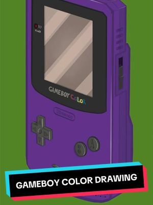 Who had one of these when they were a kid?? Do you still have it??!! #nintendo #gameboycolor #gameboy #pokemon #drawing 