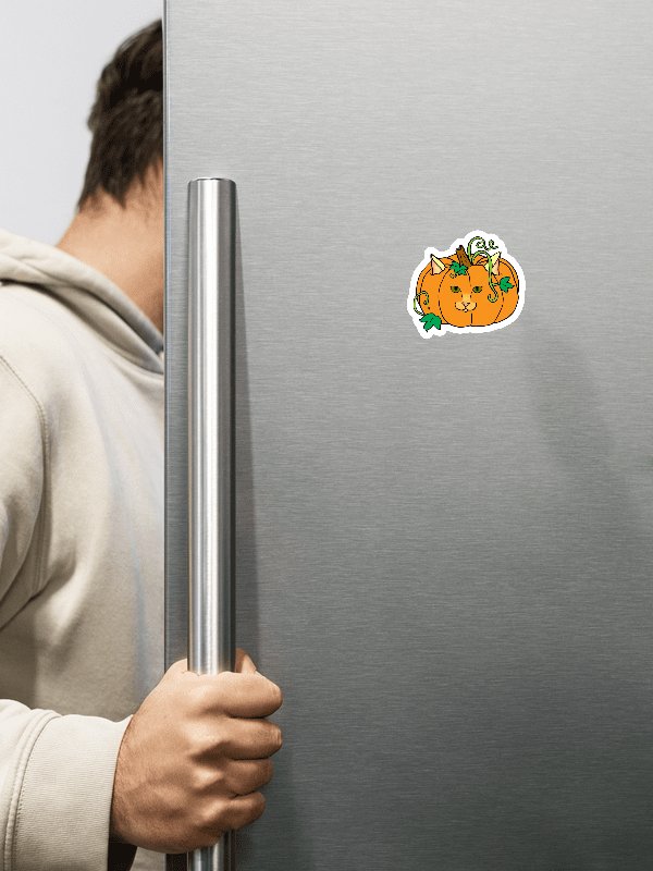 Cat-O-Lantern Magnet product image (1)