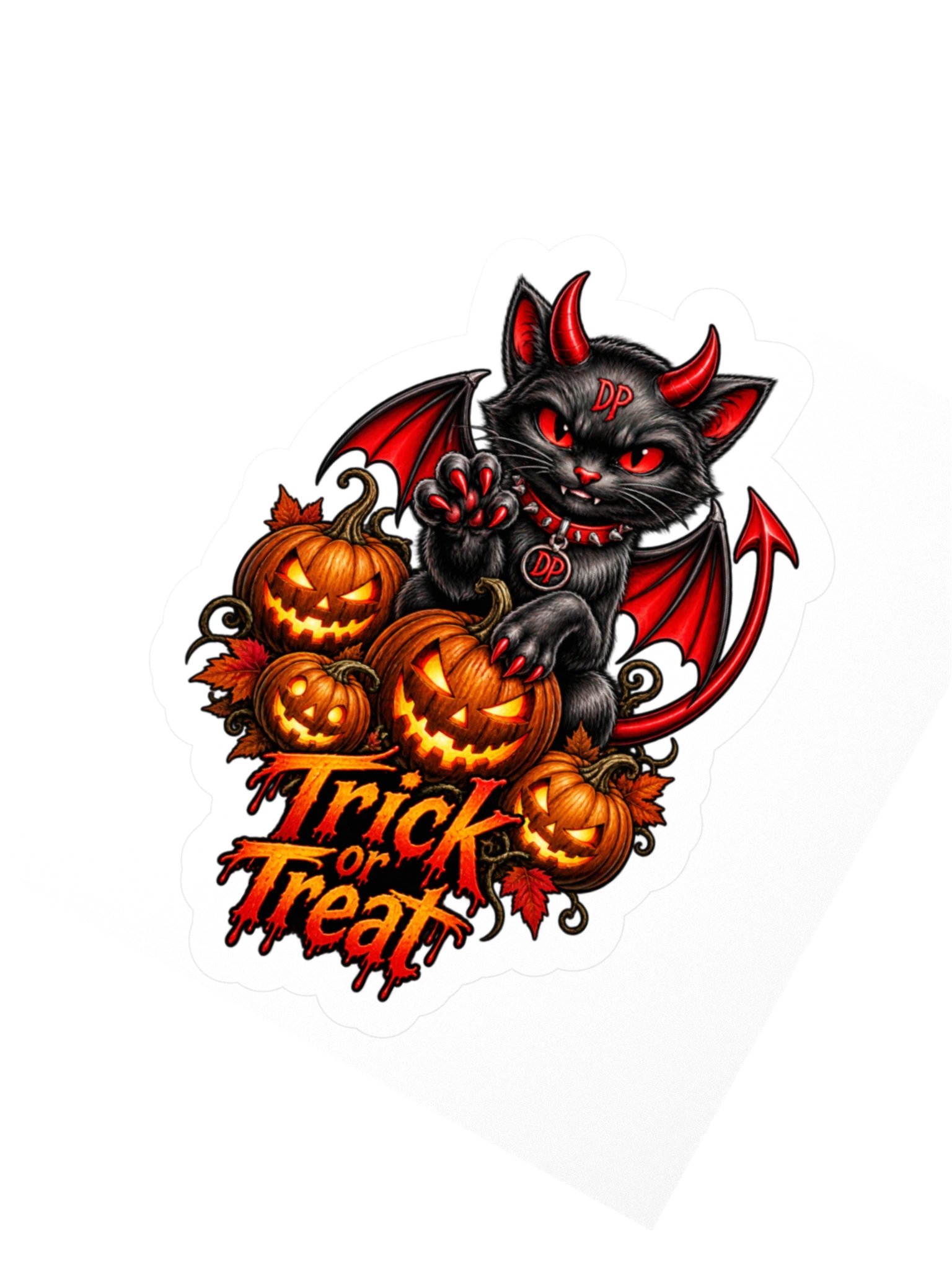 Scratch Trick or Treat 3" x 3" sticker product image (2)
