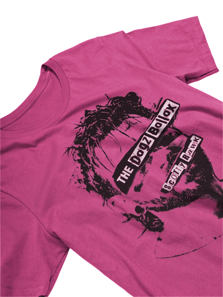 Scotty Rawk "God Save The Dogz Bollox" T-Shirt - Pink product image (2)
