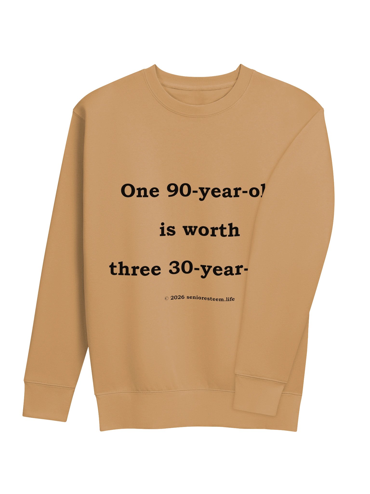 One 90-Year-Old Is Worth Three Light Sweatshirt product image (34)