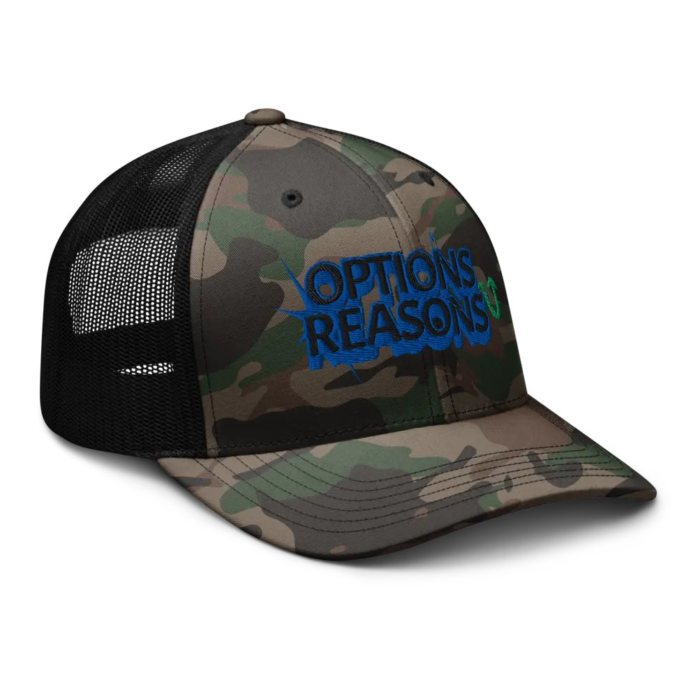 Wave Options Camo Trucker Hat product image (8)