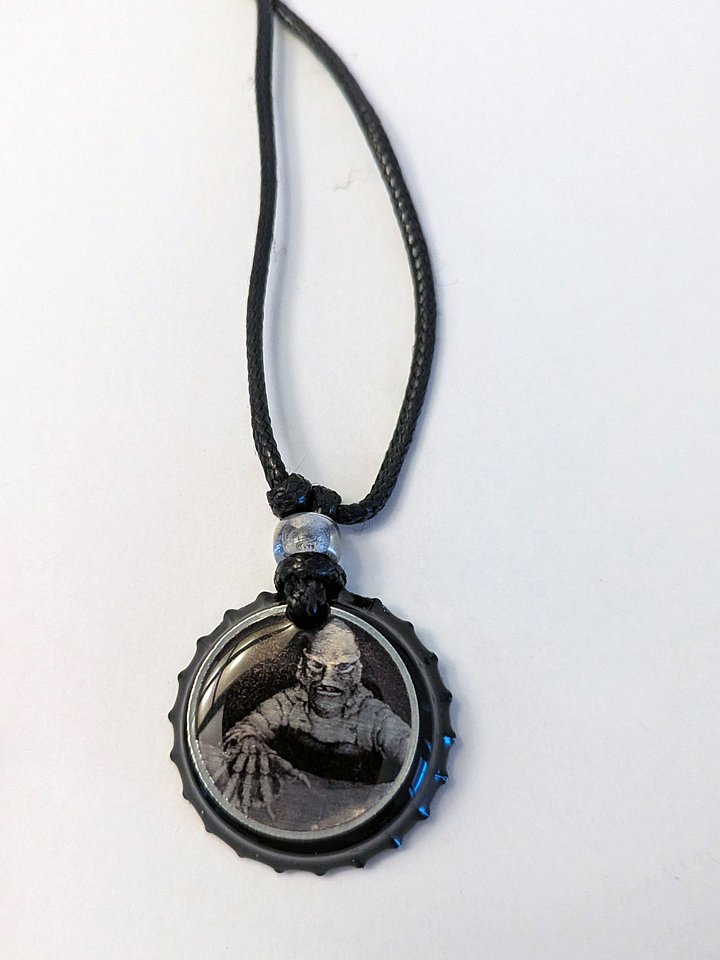 Creature of the Black Lagoon Bottle Cap Pendant product image (2)