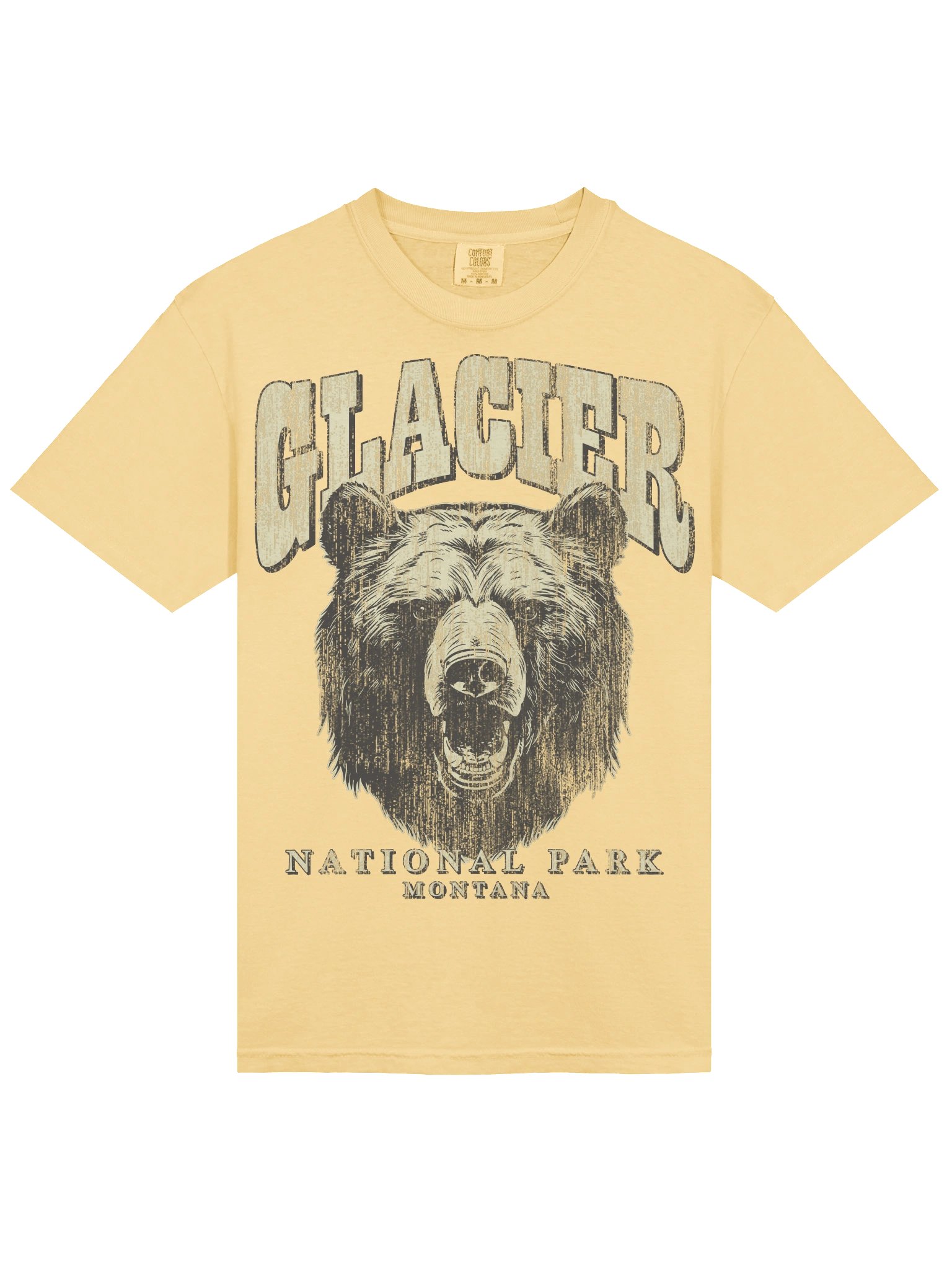 Glacier National Park Shirt – Vintage Bear Graphic Tee Montana Wilderness product image (7)