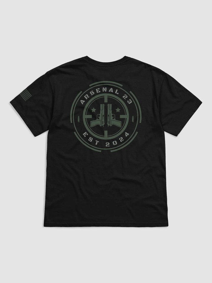 GEN2 A23 Heavyweight Cotton Tee (Black) product image (2)
