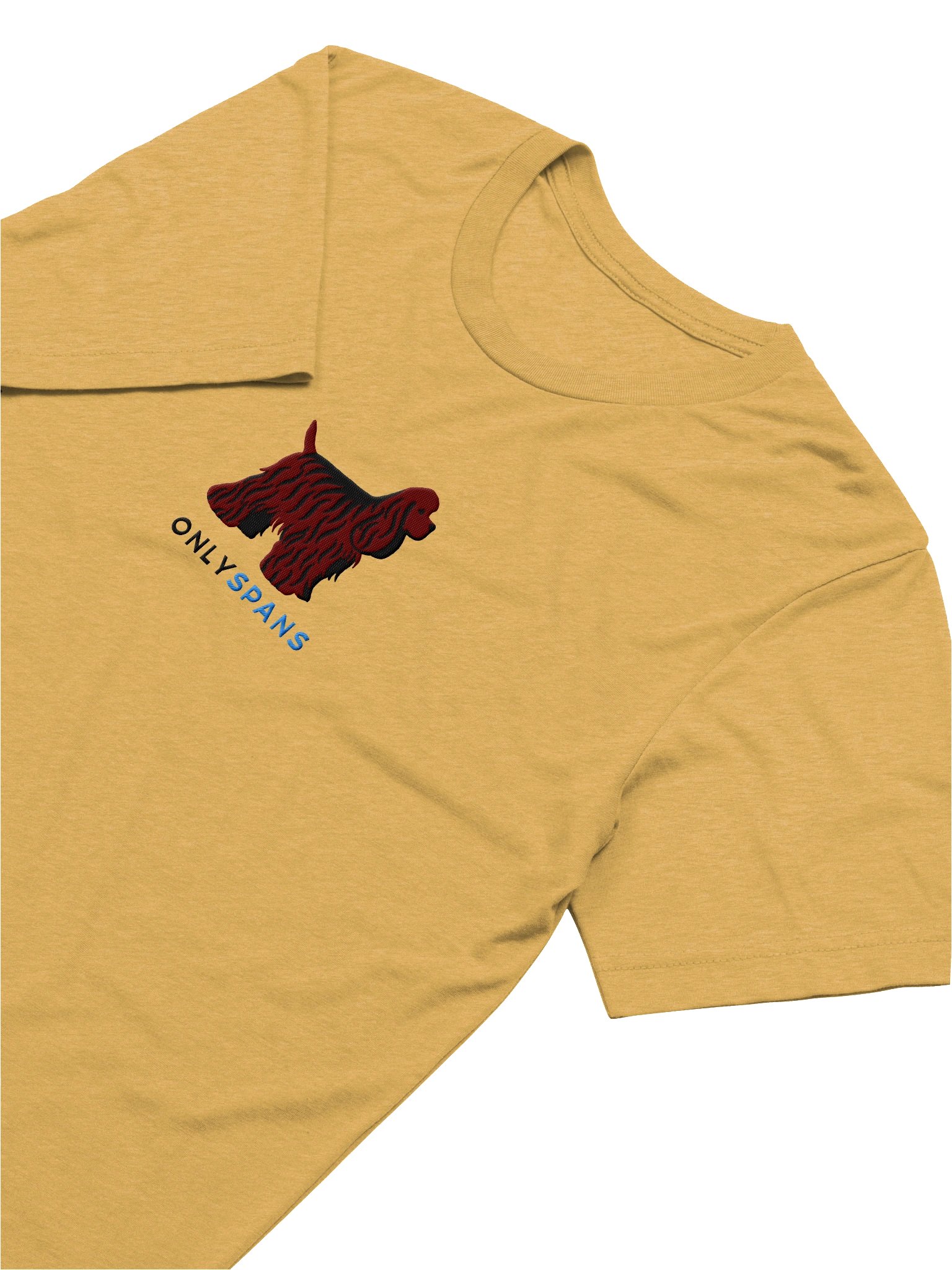 Only Spans T-Shirt(Embroidered) of an American Cocker Spaniel(Liver) product image (54)