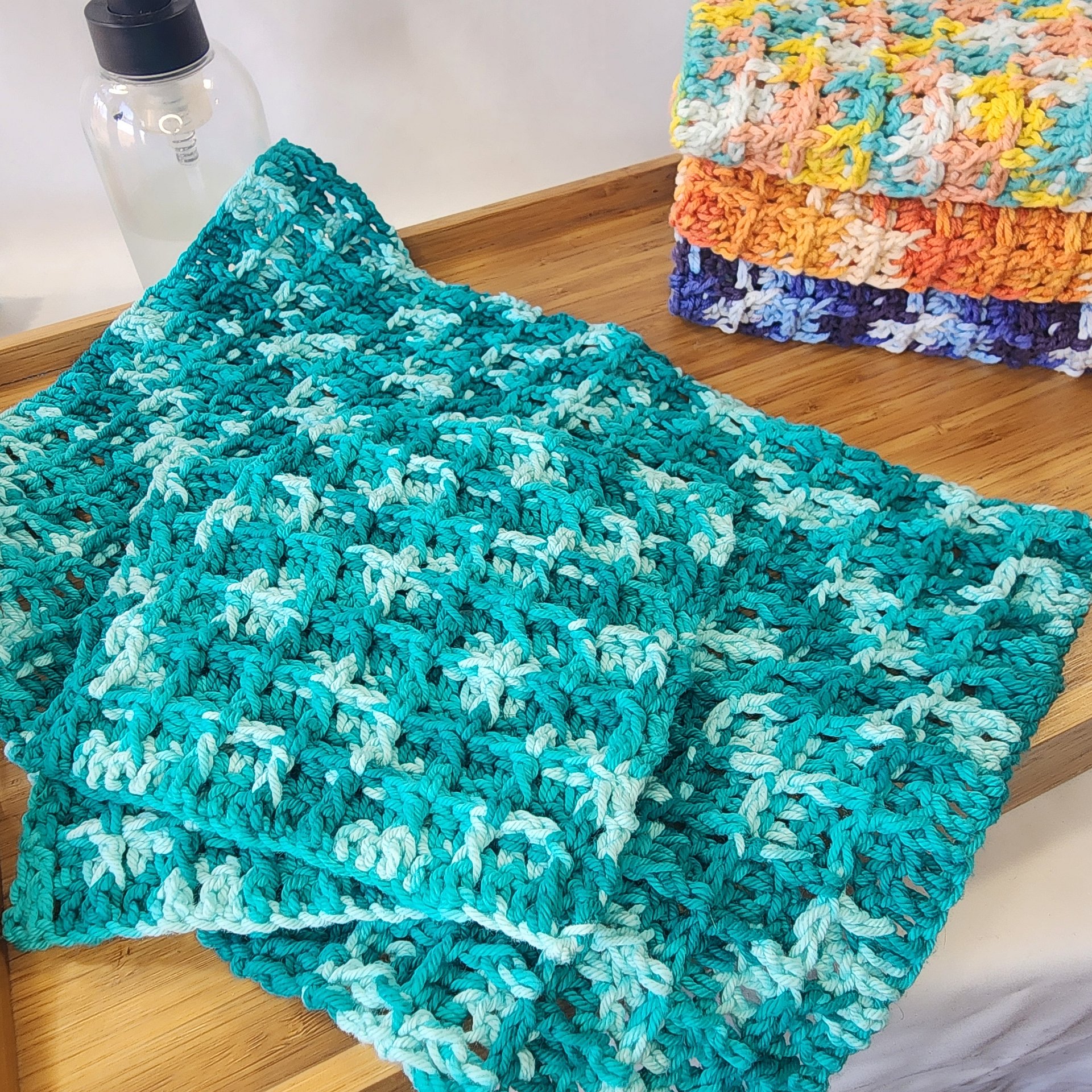 Crochet Cotton Dish Towel Set: Limited Edition Spring Kitchen Decor product image (2)