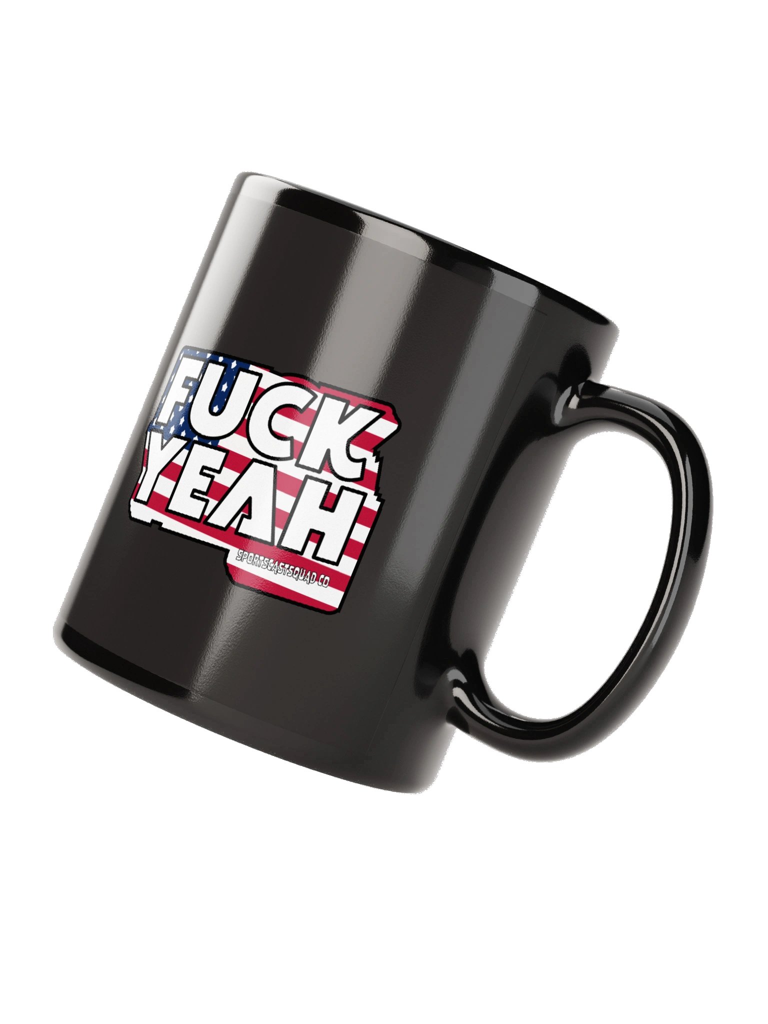 AMERICA FUCK YEAH BLACK MUG product image (8)