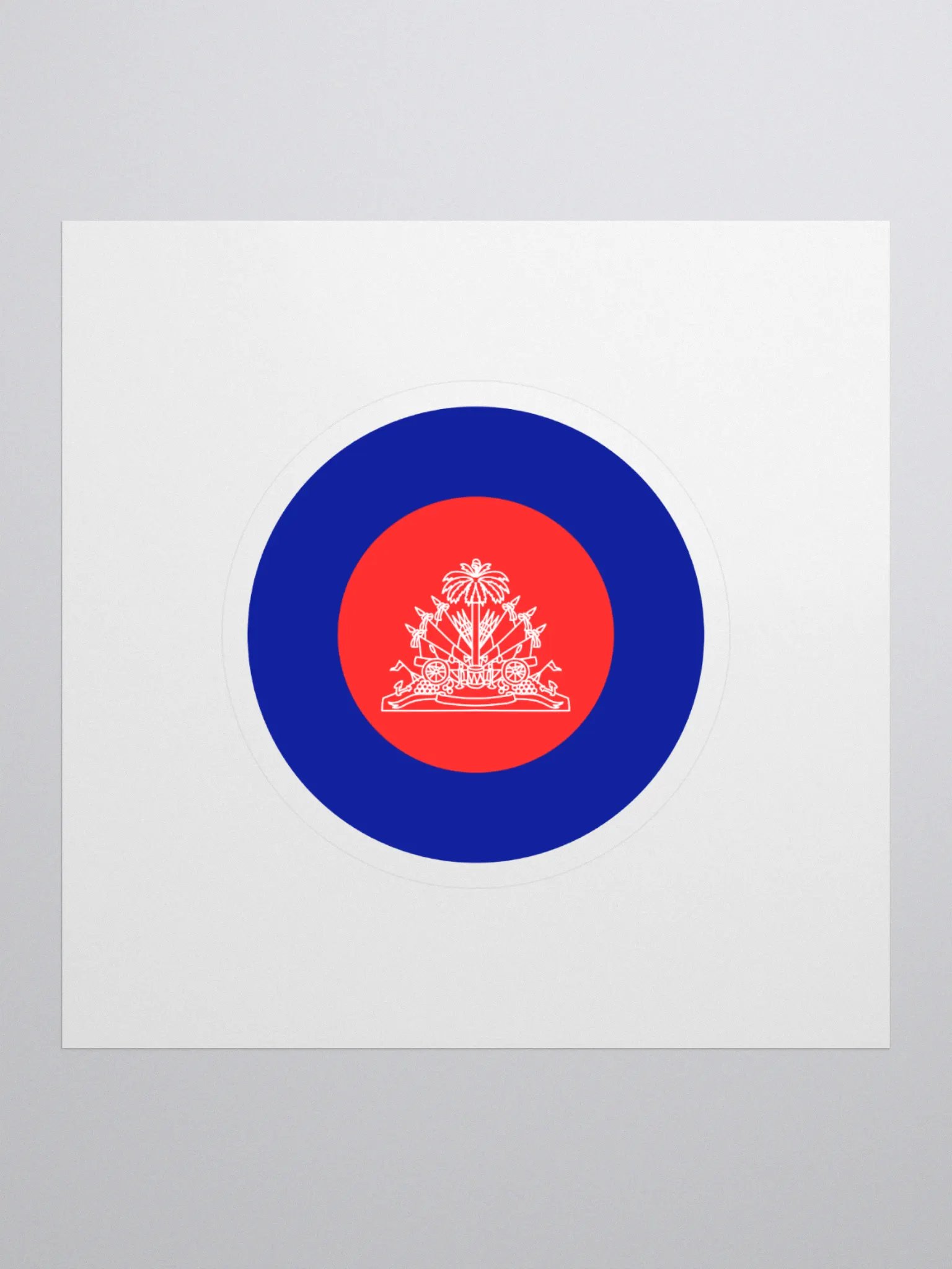 Red and Blue Cockade Stickers product image (1)