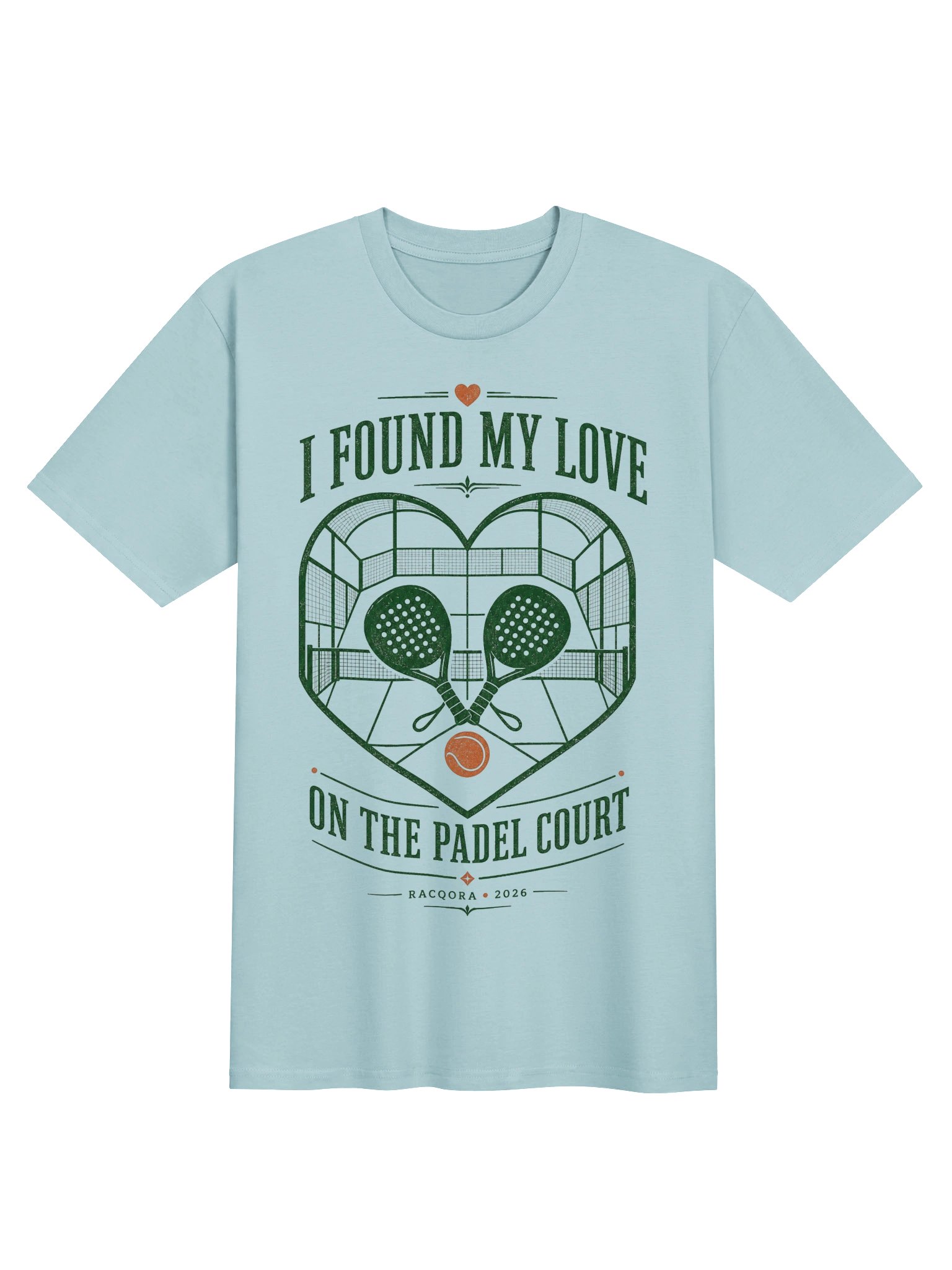 I Found My Love on the Padel Court Heavyweight Tee product image (3)
