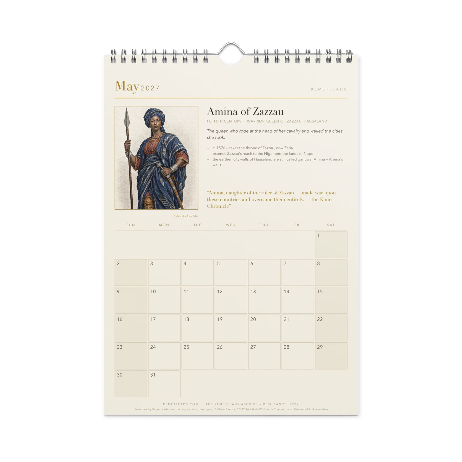 Resistance — 2027 Wall Calendar product image (10)