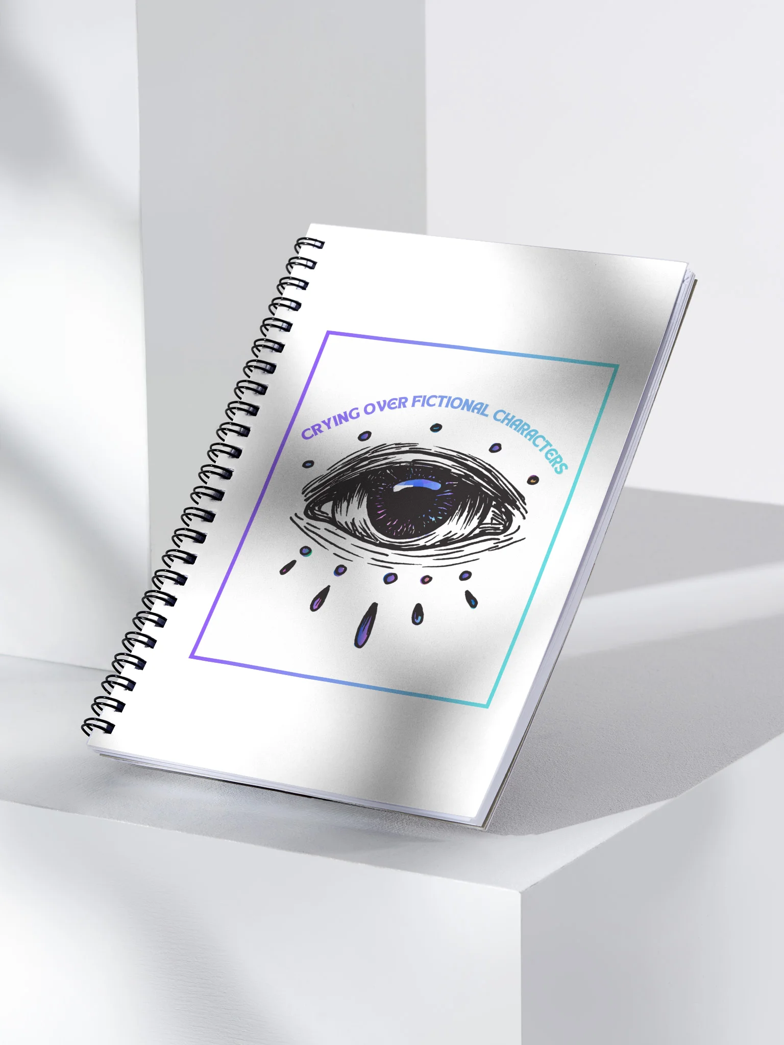 Crying Over Fictional Characters Notebook product image (3)