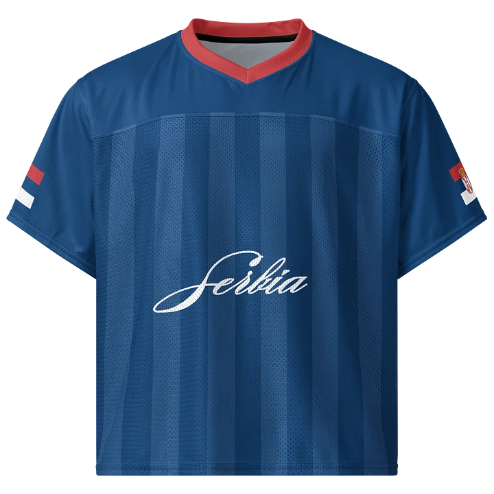 Serbia Boxy Sports Tee product image (1)