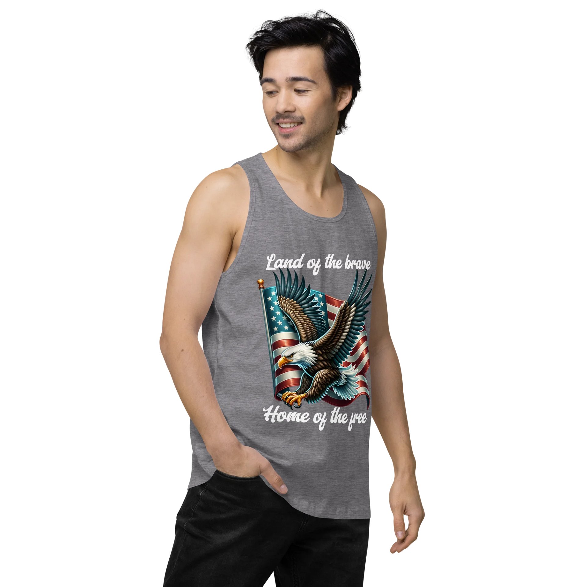 Home Of the Free Mens Tank product image (3)
