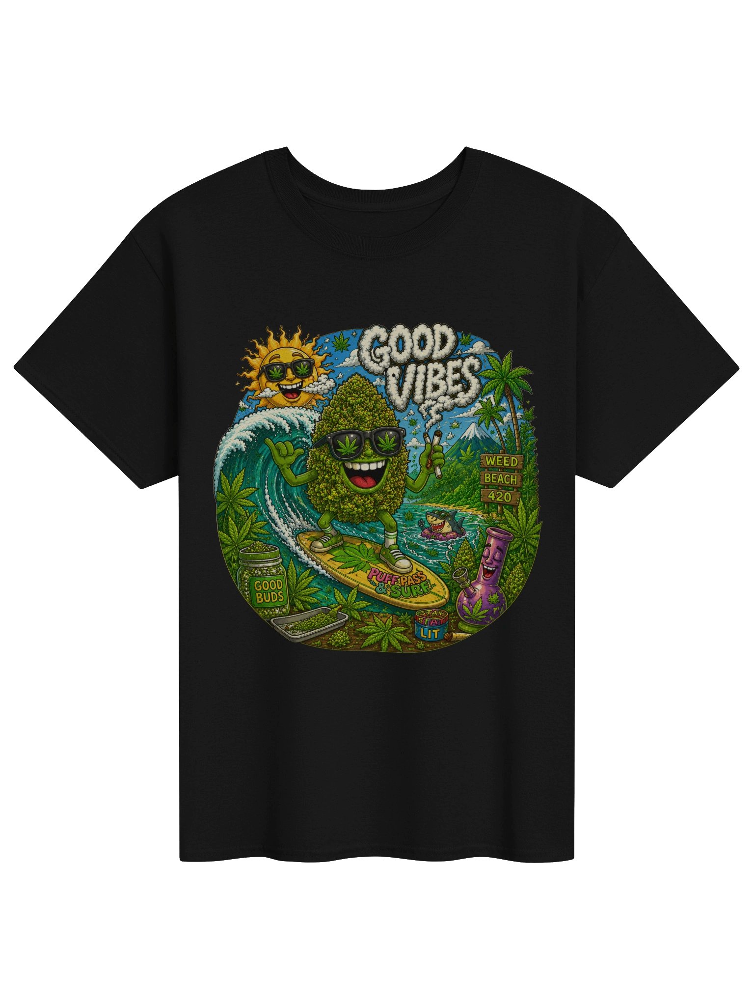 Surfing Nugg Graphic Tee product image (1)