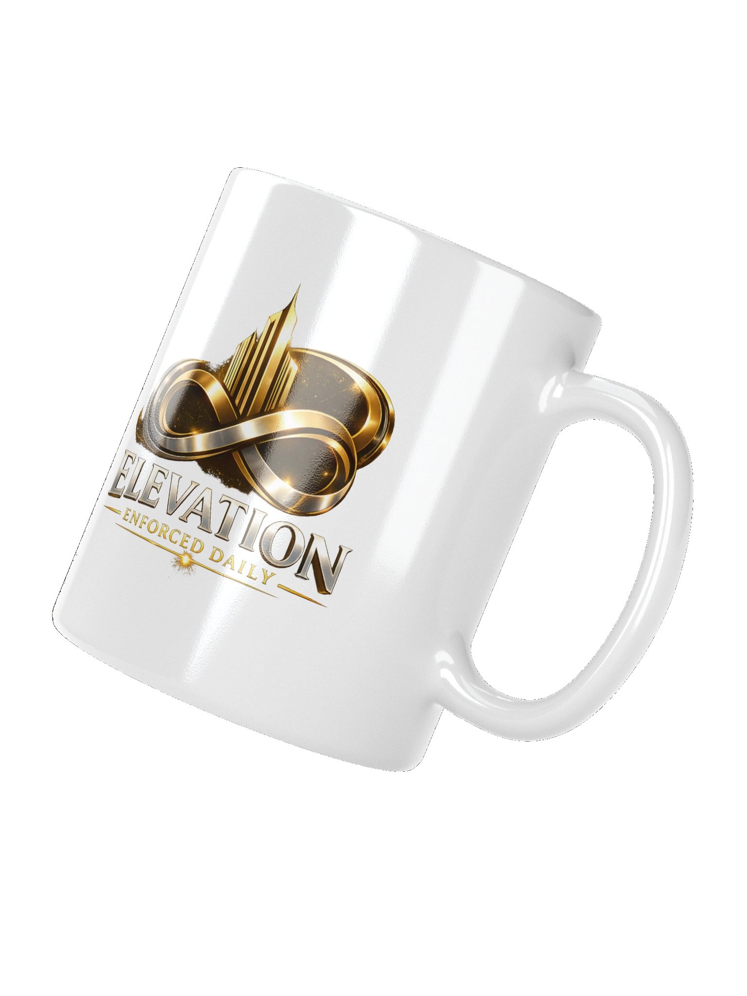 Elevation Enforced Daily (Glossy White Mug) product image (12)