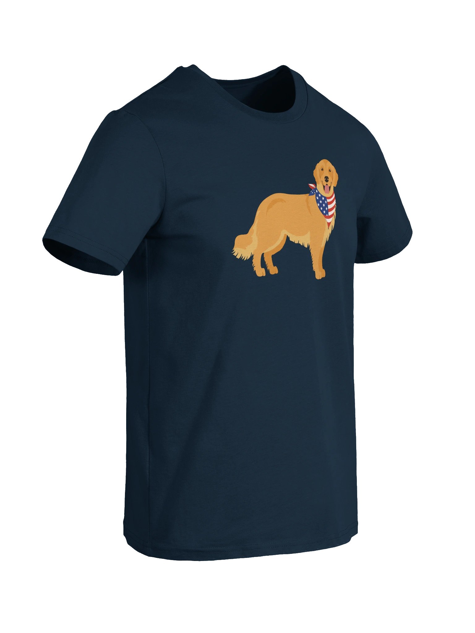 Patriotic Golden Retriever T-Shirt product image (30)