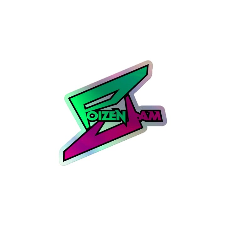 PoizenJam Logo Holographic Sticker product image (1)