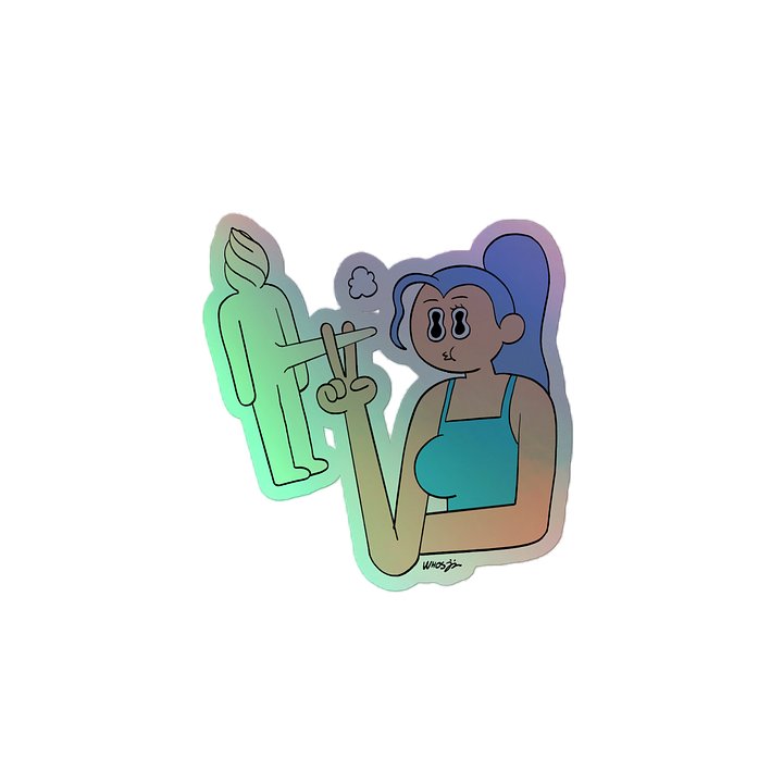 I smook you ( holo sticker ) product image (2)