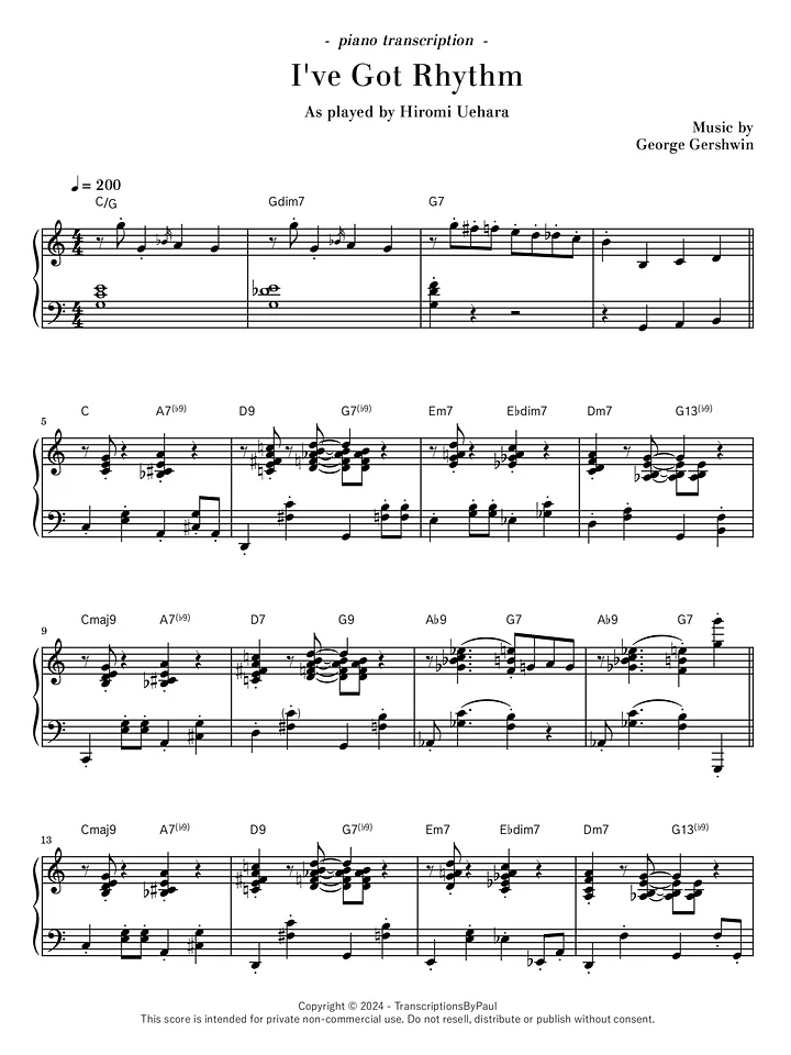 I've Got Rhythm - Hiromi Uehara product image (1)