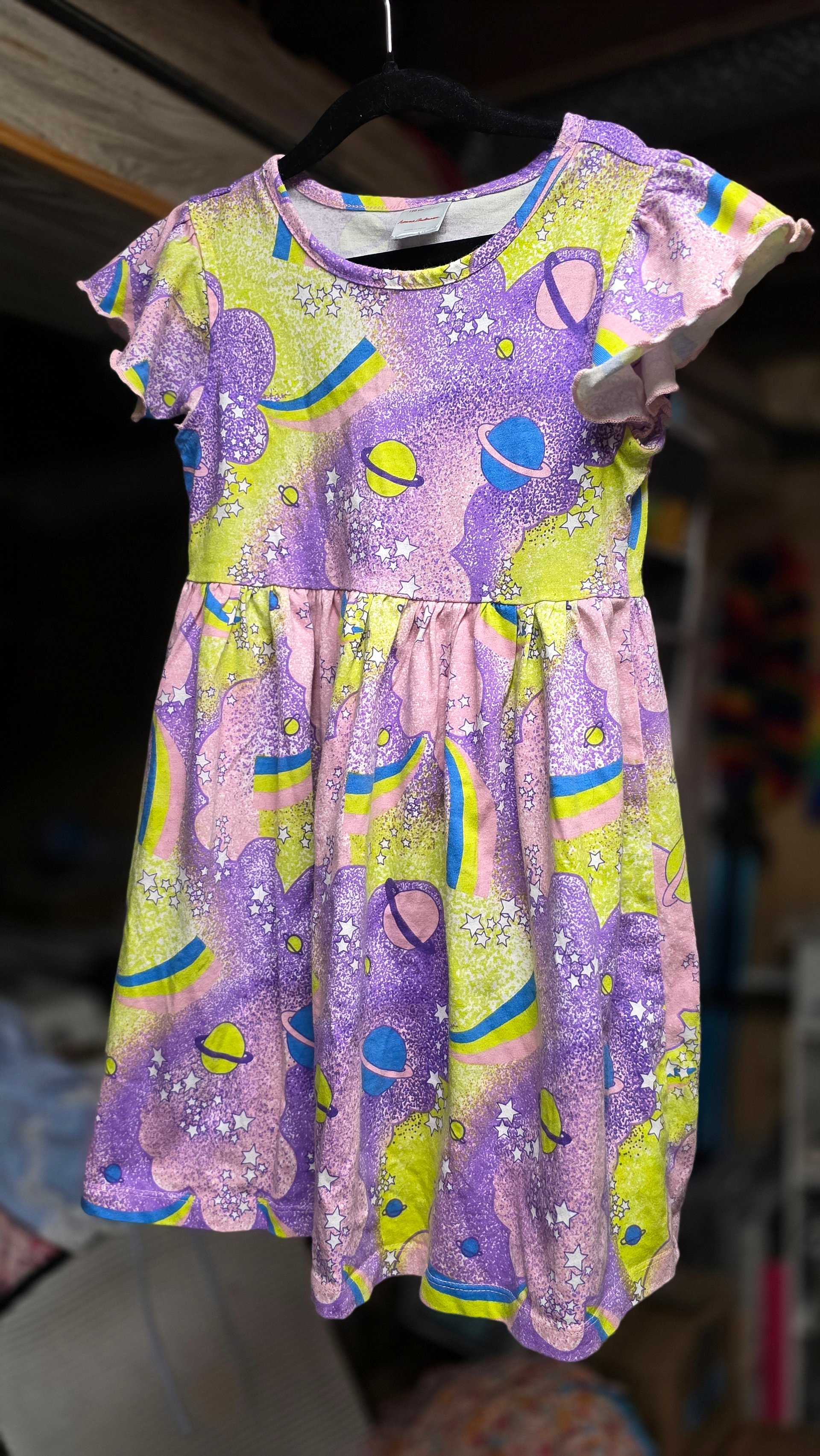 HANNA ANDERSON - Size 6/7 - GENTLY USED - Space swirl dress product image (2)