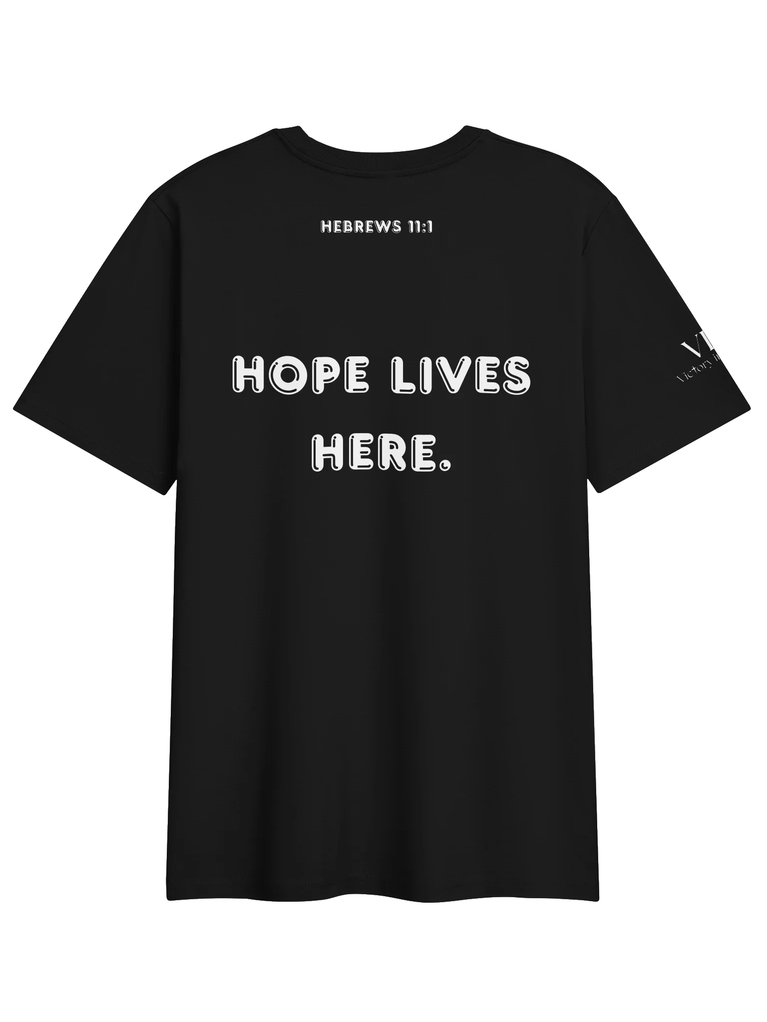 VIP Breast Cancer Awareness "Hope Lives Here" Unisex T-Shirt product image (2)